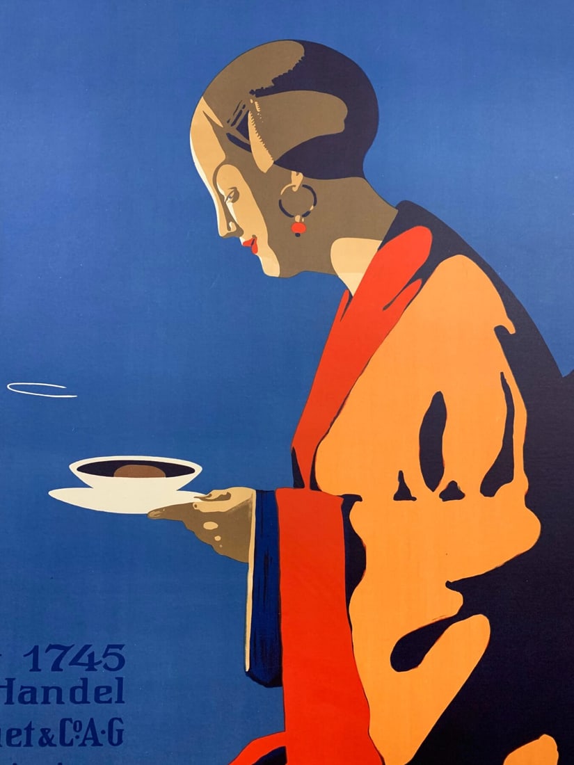 Riquet Tee - Art By Karl Bergmuller (1913) 29.875x40.875 German Travel Advertising Poster LB - 6