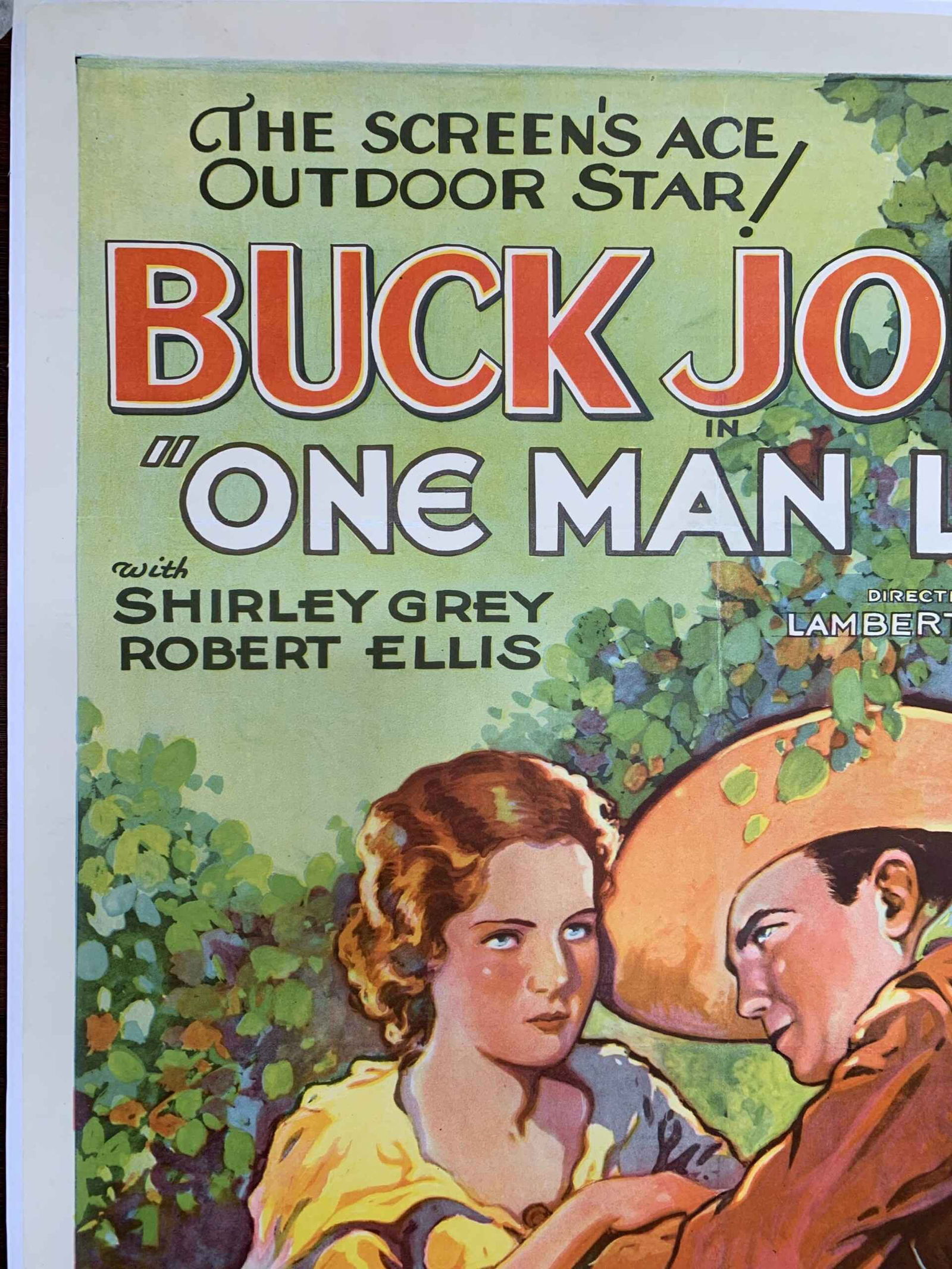 One Man Law - Buck Jones (1931) US One Sheet Movie Poster LB - 2