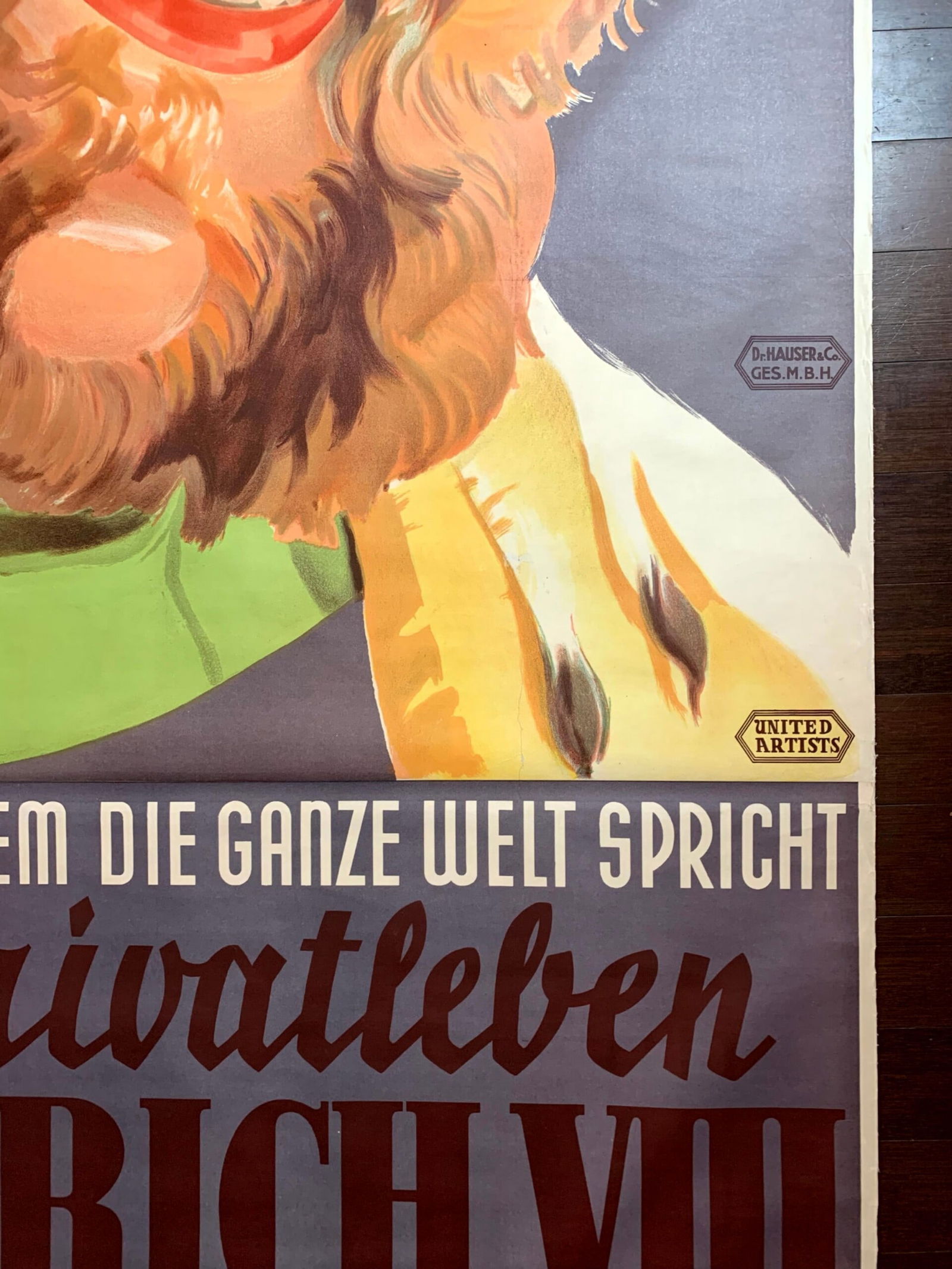 The Private Life Of Henry VIII - Art By Margite Kováts (1933) 49.2x108.2 Austrian Movie Poster - 8