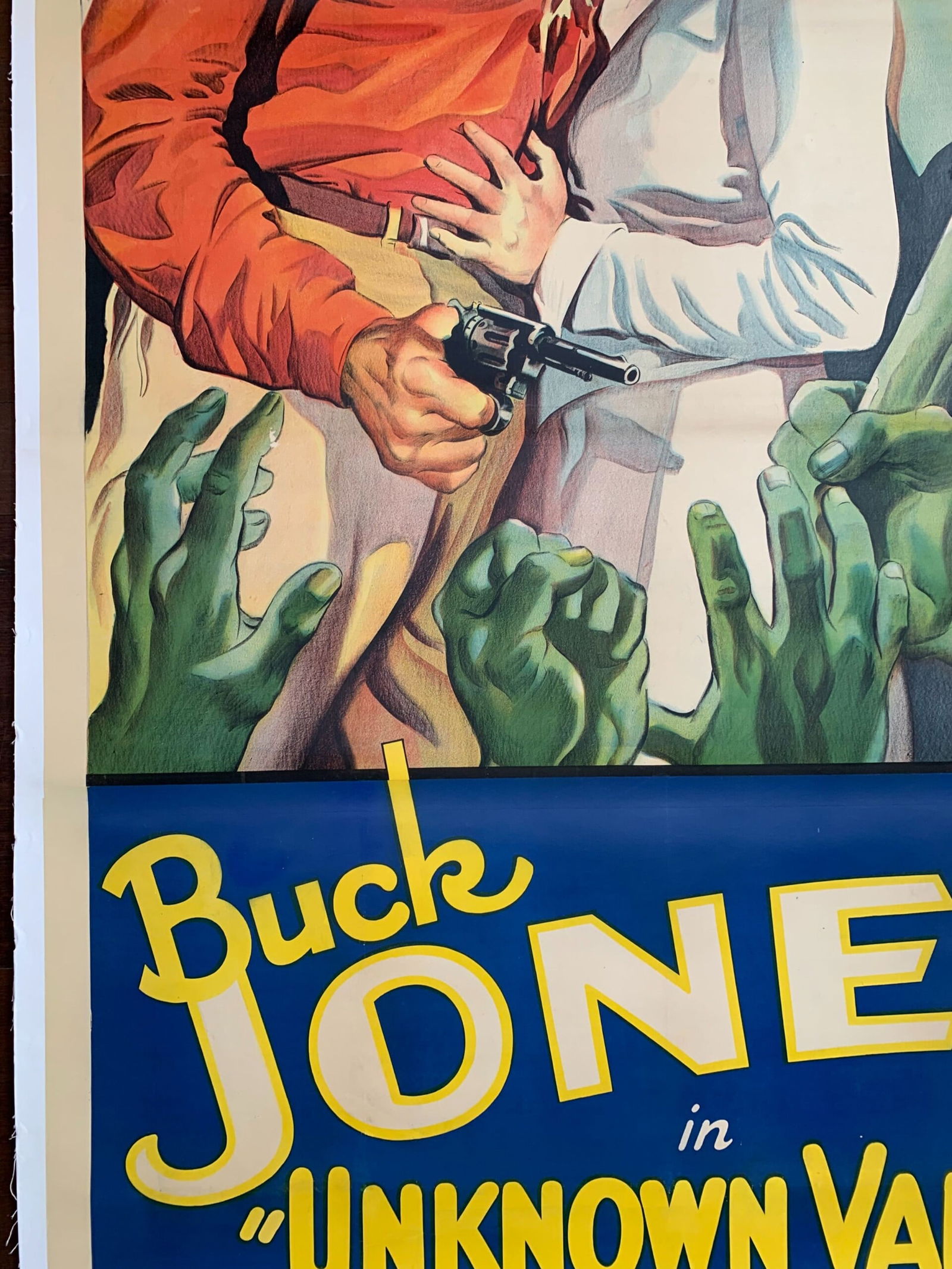 Unknown Valley - Buck Jones (1933) US Three Sheet Movie Poster LB - 5