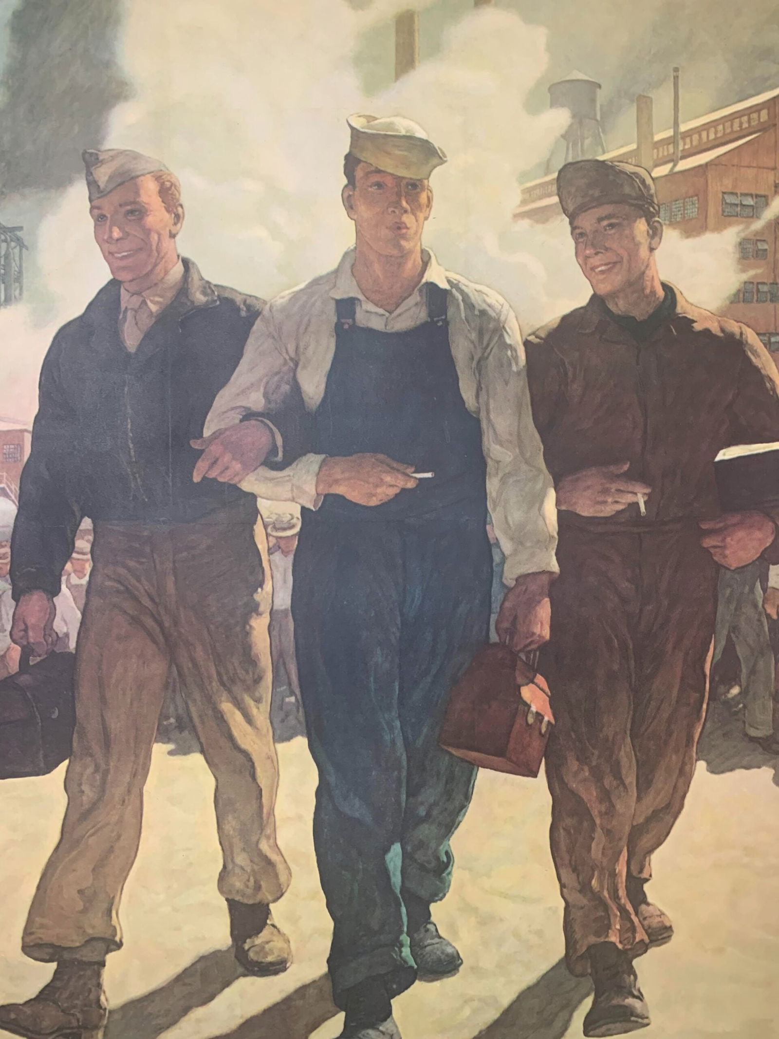 Spirit Of '46 - Art By Wyeth (1946) 27.375x44.125 US Post WWII Veterans Poster LB - 4