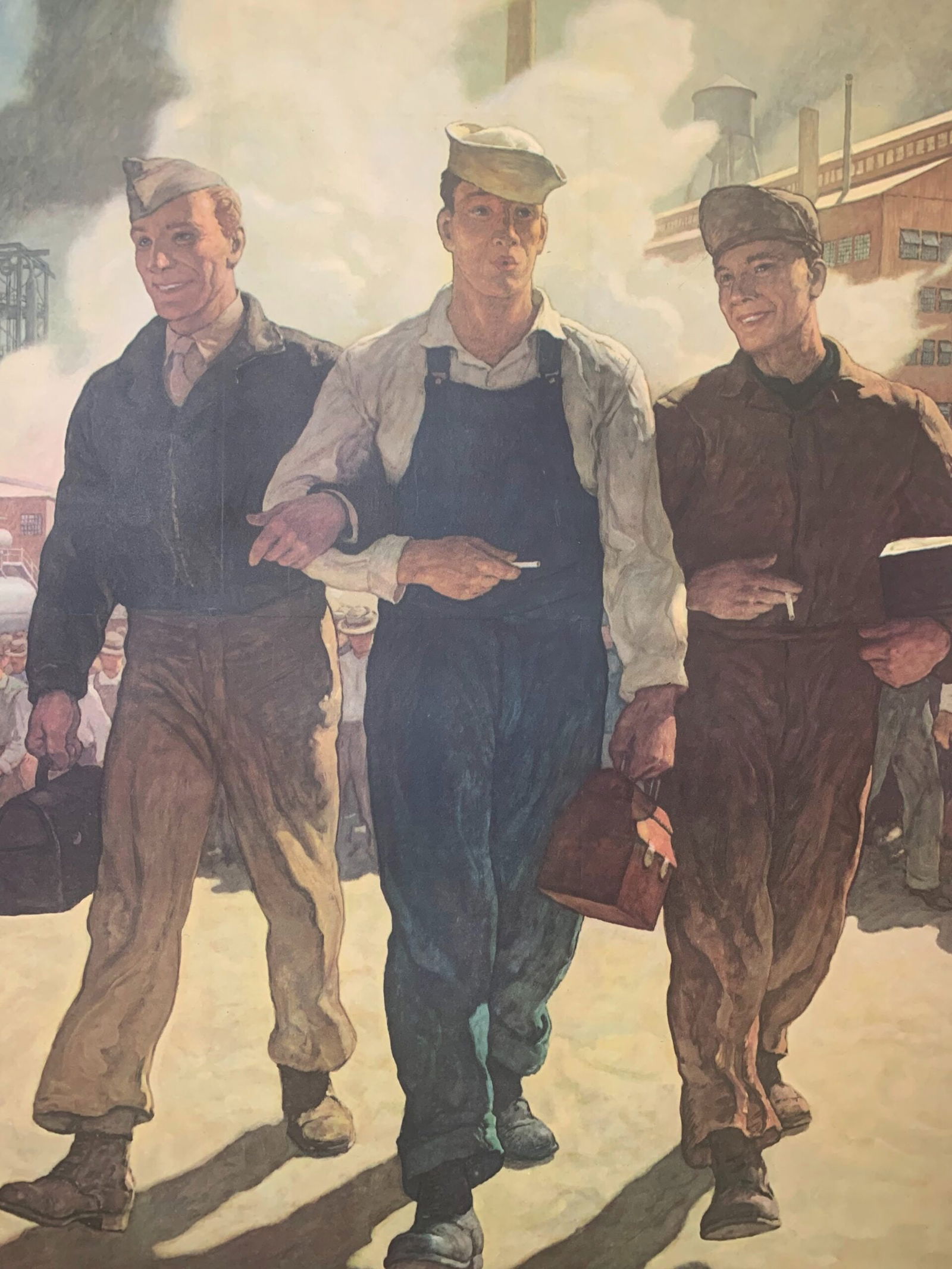 Spirit Of '46 - Art By Wyeth (1946) 27.375x44.125 US Post WWII Veterans Poster LB - 7