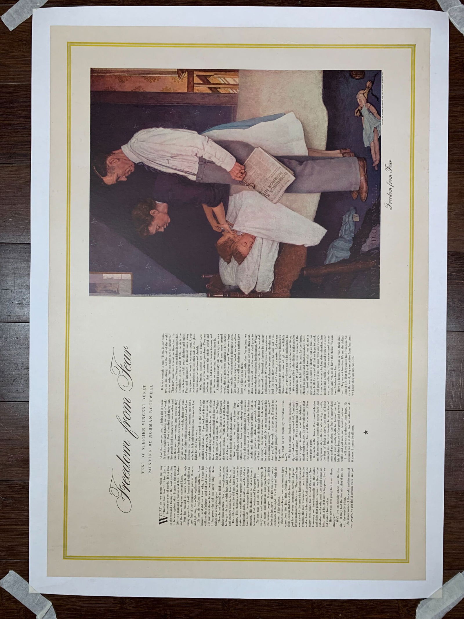 The Four Wants - Norman Rockwell (1943) 20x28 US Posters LB (x4) - 7