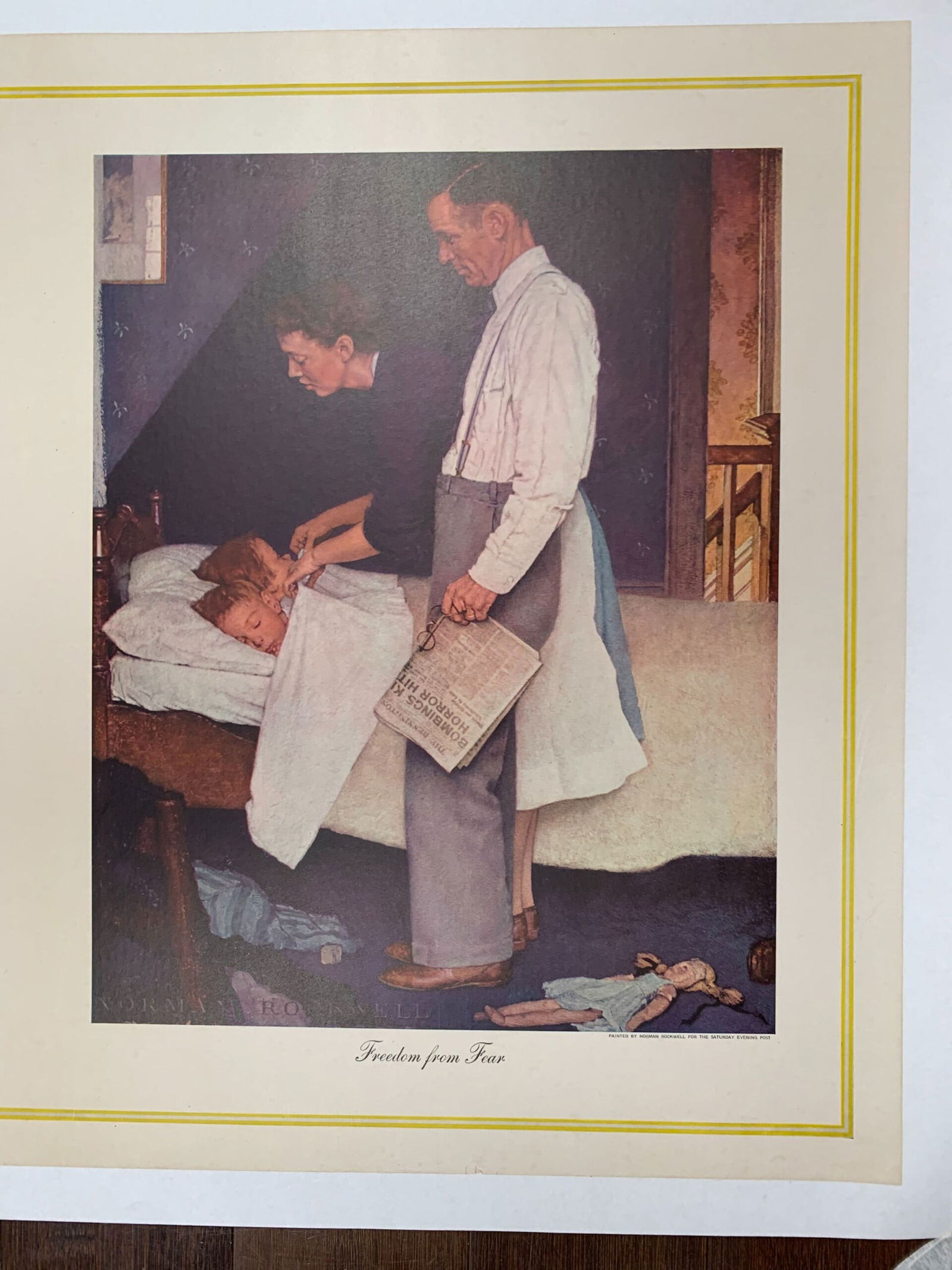 The Four Wants - Norman Rockwell (1943) 20x28 US Posters LB (x4) - 8