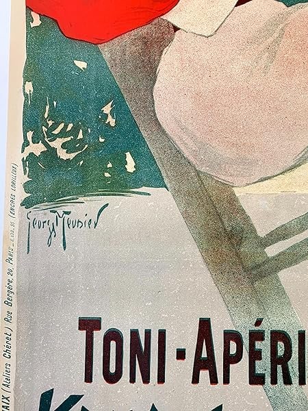 Lox Toni-Apertif - Art By Famed Artist Georges Meunier (1895) 33.75x48.375 French Chromolithograph - 8