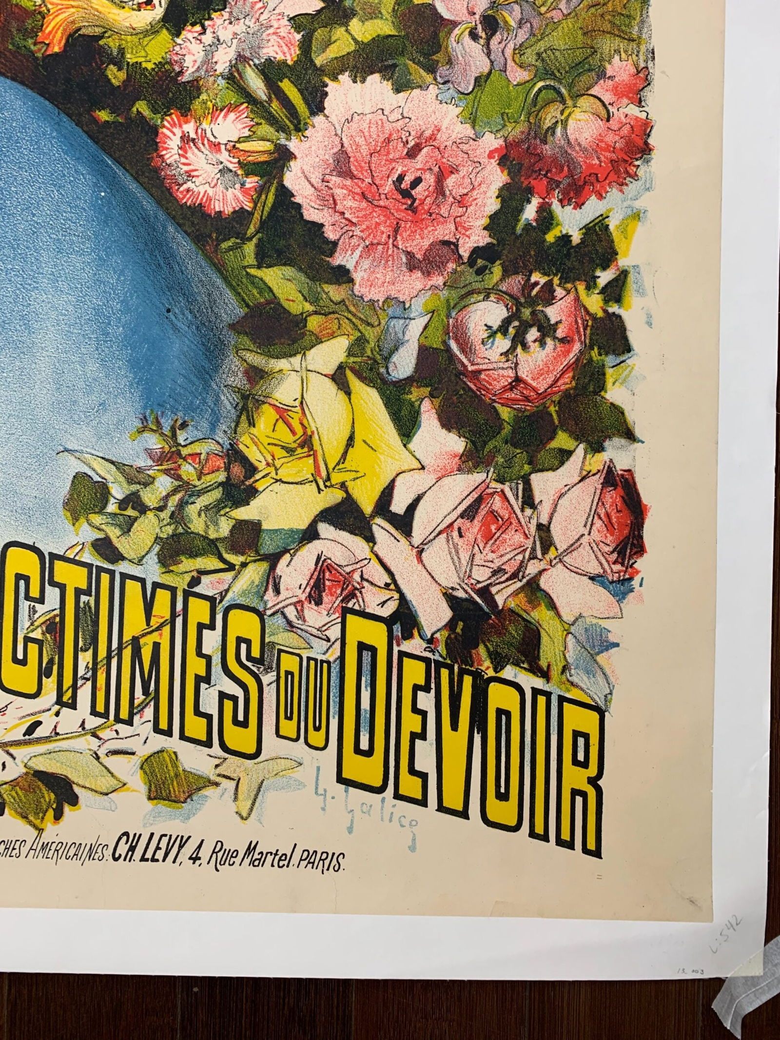 Fete Des Fleurs - Art By Lousi Galice (1895) 35.5x49 French Advertising Poster LB - 3