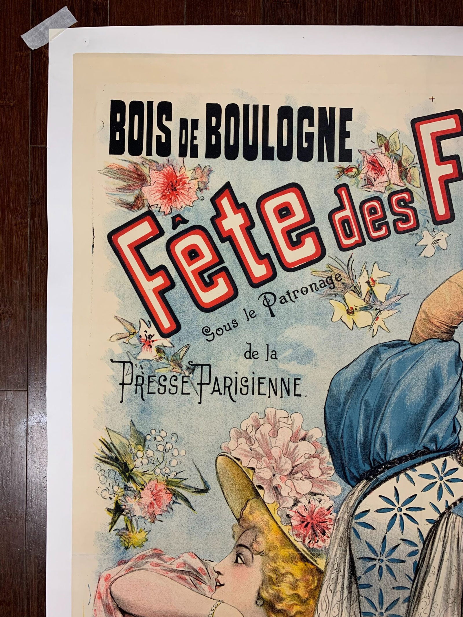 Fete Des Fleurs - Art By Lousi Galice (1895) 35.5x49 French Advertising Poster LB - 6