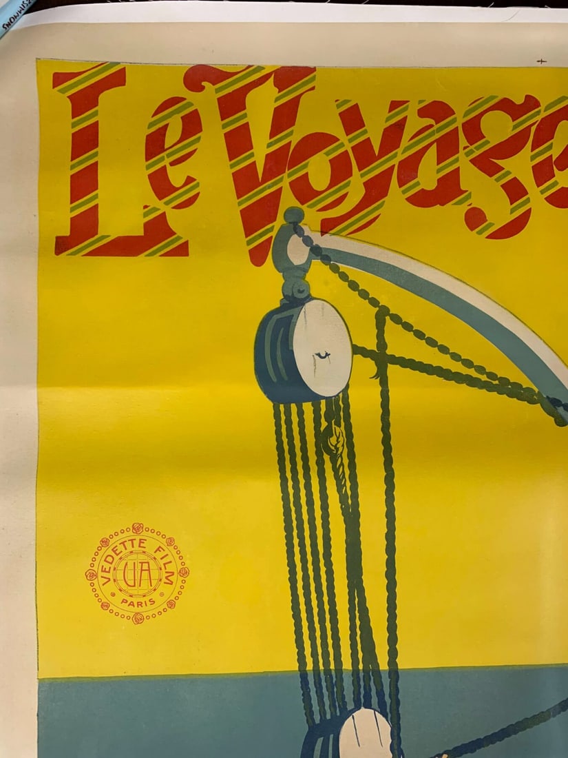 Le Voyage De Maciste - Unique Art By Archambault (1919) 47x63 French Movie Poster LB - 3