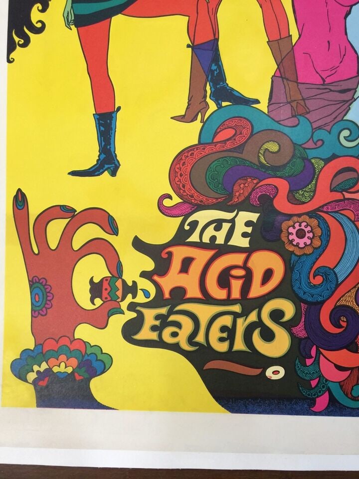 The Acid Eaters - Psychedelic (1968) US One Sheet Movie Poster LB - 3