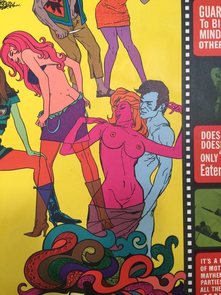 The Acid Eaters - Psychedelic (1968) US One Sheet Movie Poster LB - 5