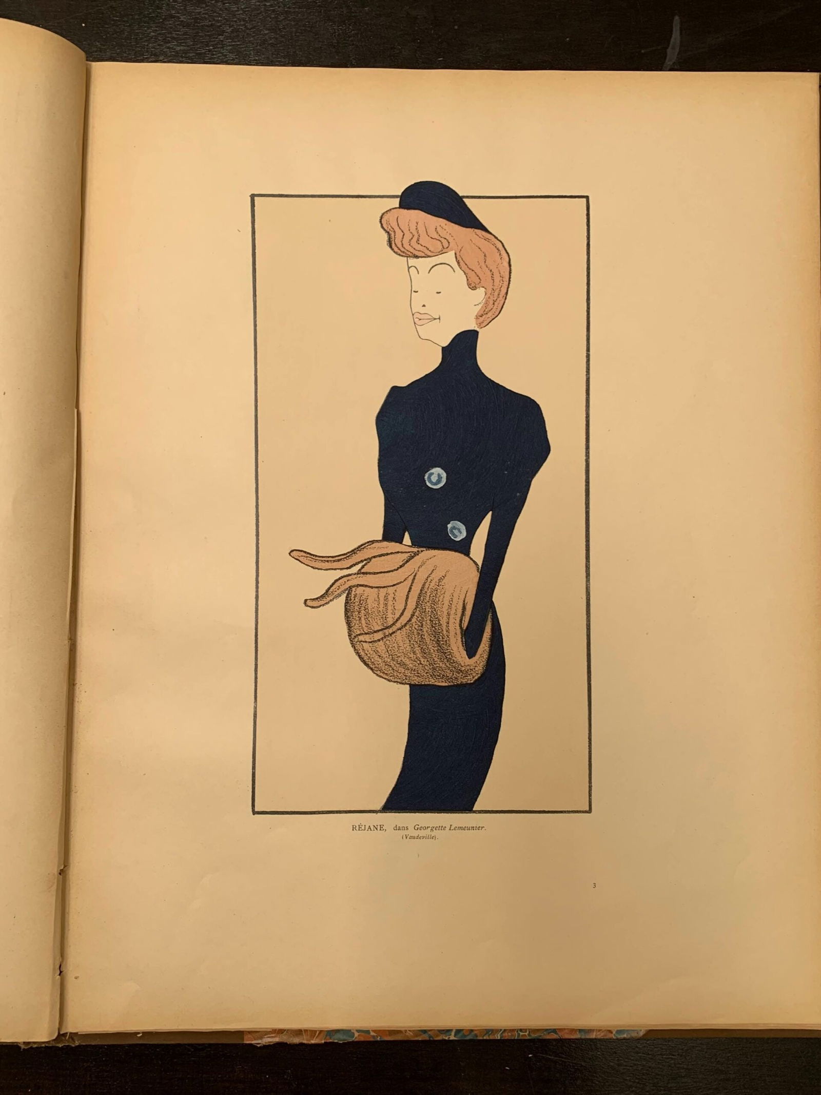 Editions De La Revue Blanche 'Nos Actrices' - Art Leonetto Cappiello (1899) 18x14 French Hardcover - 10