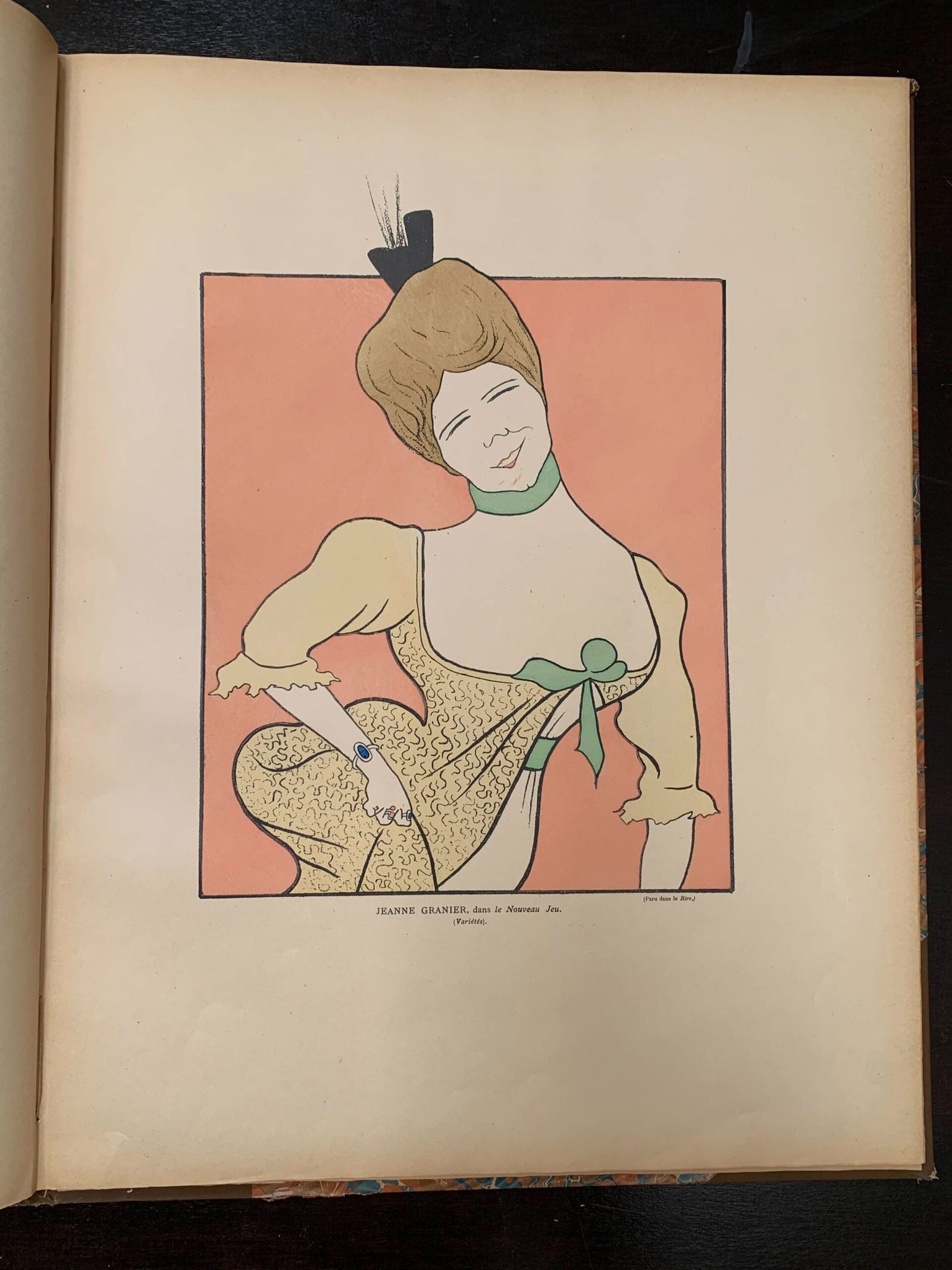 Editions De La Revue Blanche 'Nos Actrices' - Art Leonetto Cappiello (1899) 18x14 French Hardcover - 11