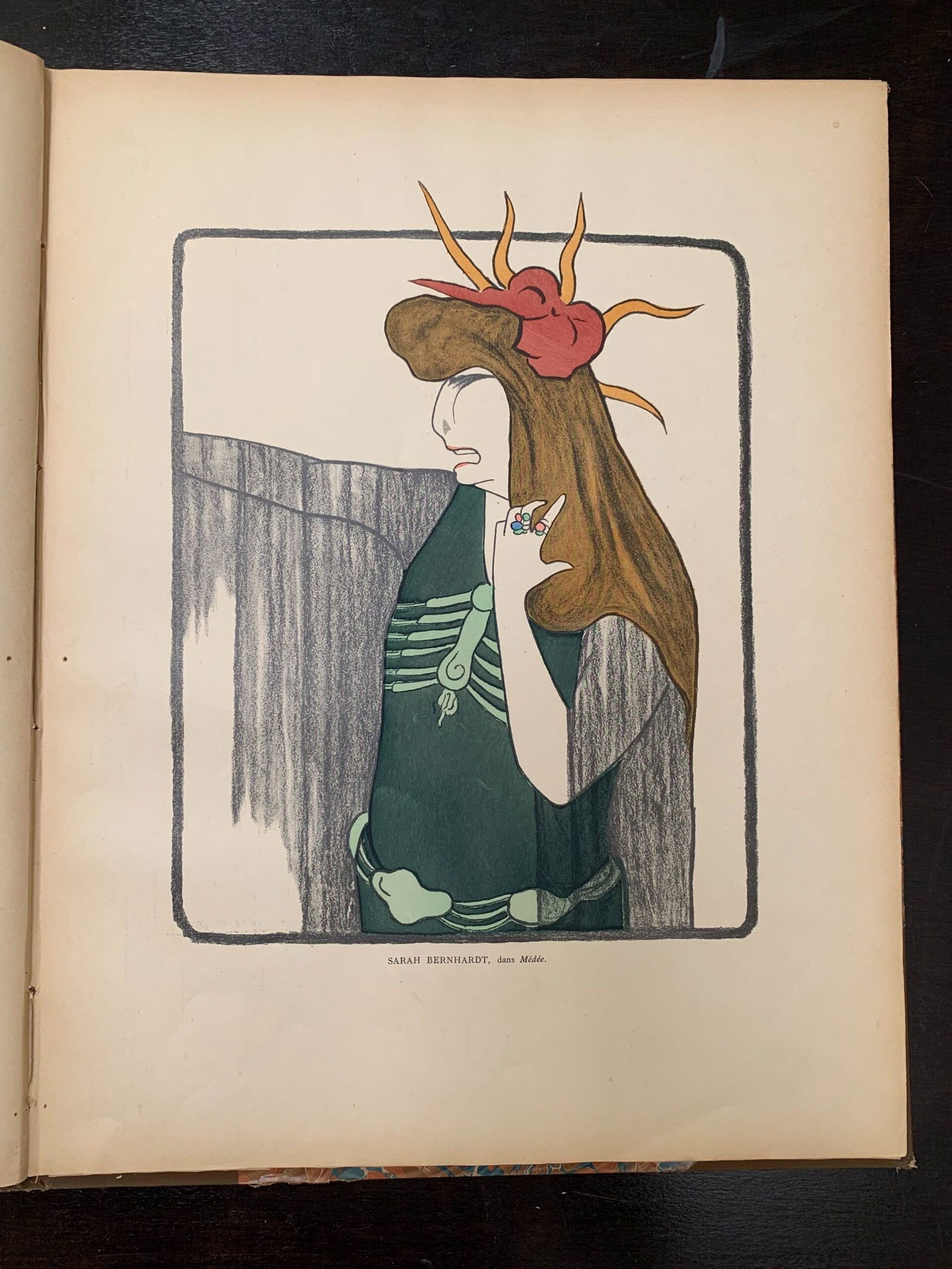 Editions De La Revue Blanche 'Nos Actrices' - Art Leonetto Cappiello (1899) 18x14 French Hardcover - 8