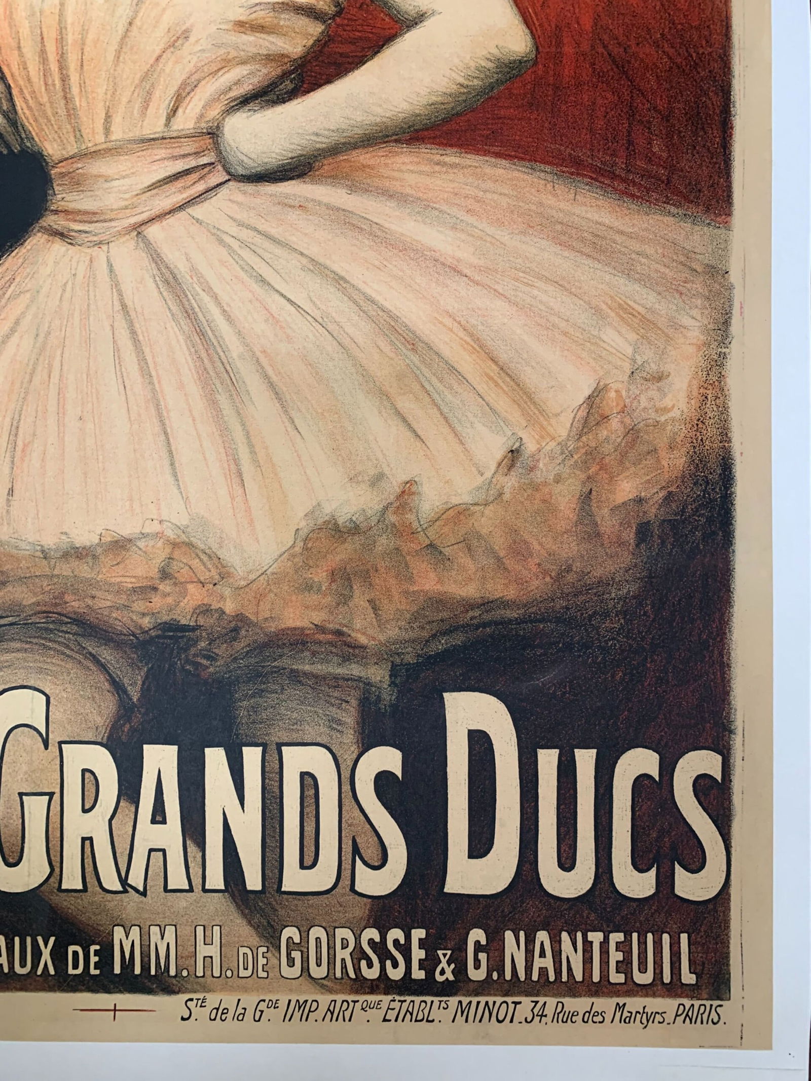 Scala - La Tournee - Art by Georges Redon (1906) 37x50 French Theater Poster LB - 4