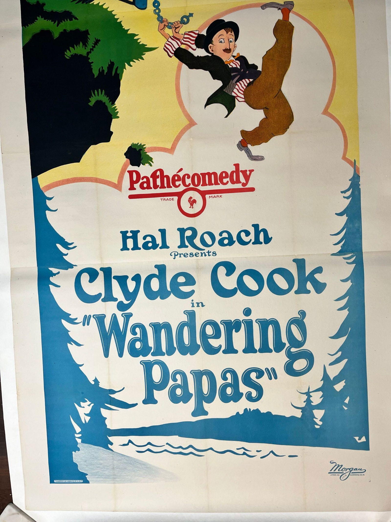 Wandering Papas (1926) Three Sheet Movie Poster LB - 5