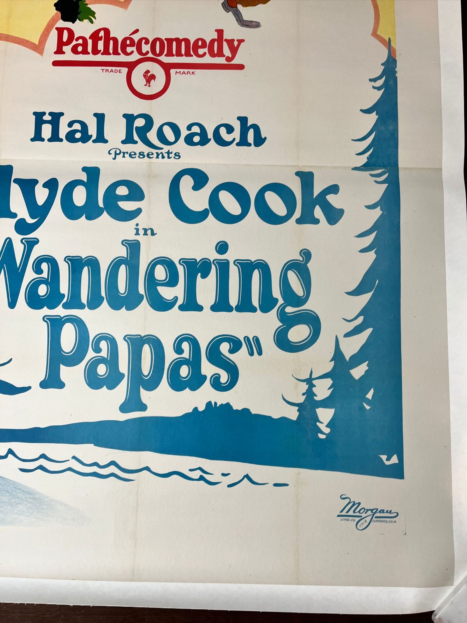 Wandering Papas (1926) Three Sheet Movie Poster LB - 7