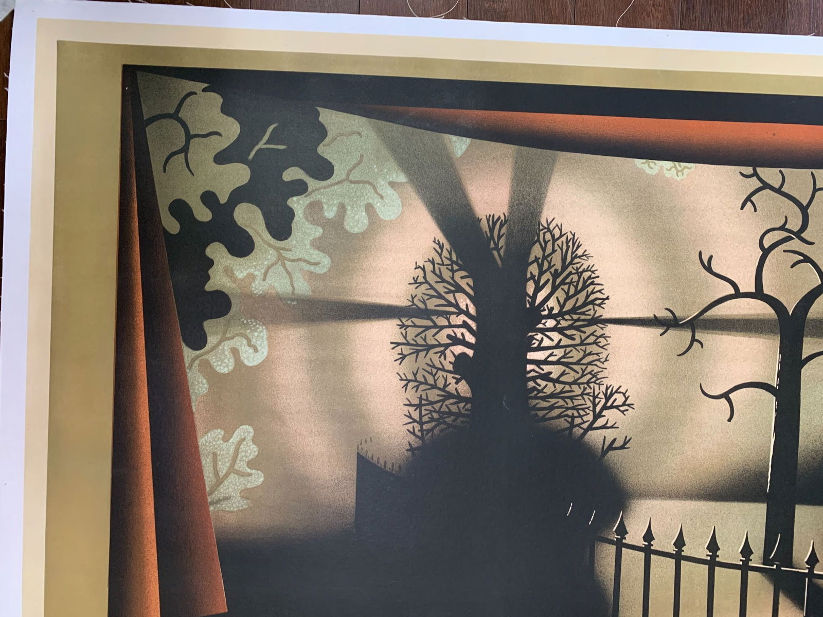 Winter Shell - Art by Edgar Ainsworth (1933) 30.5x45 UK Travel Poster LB - 3