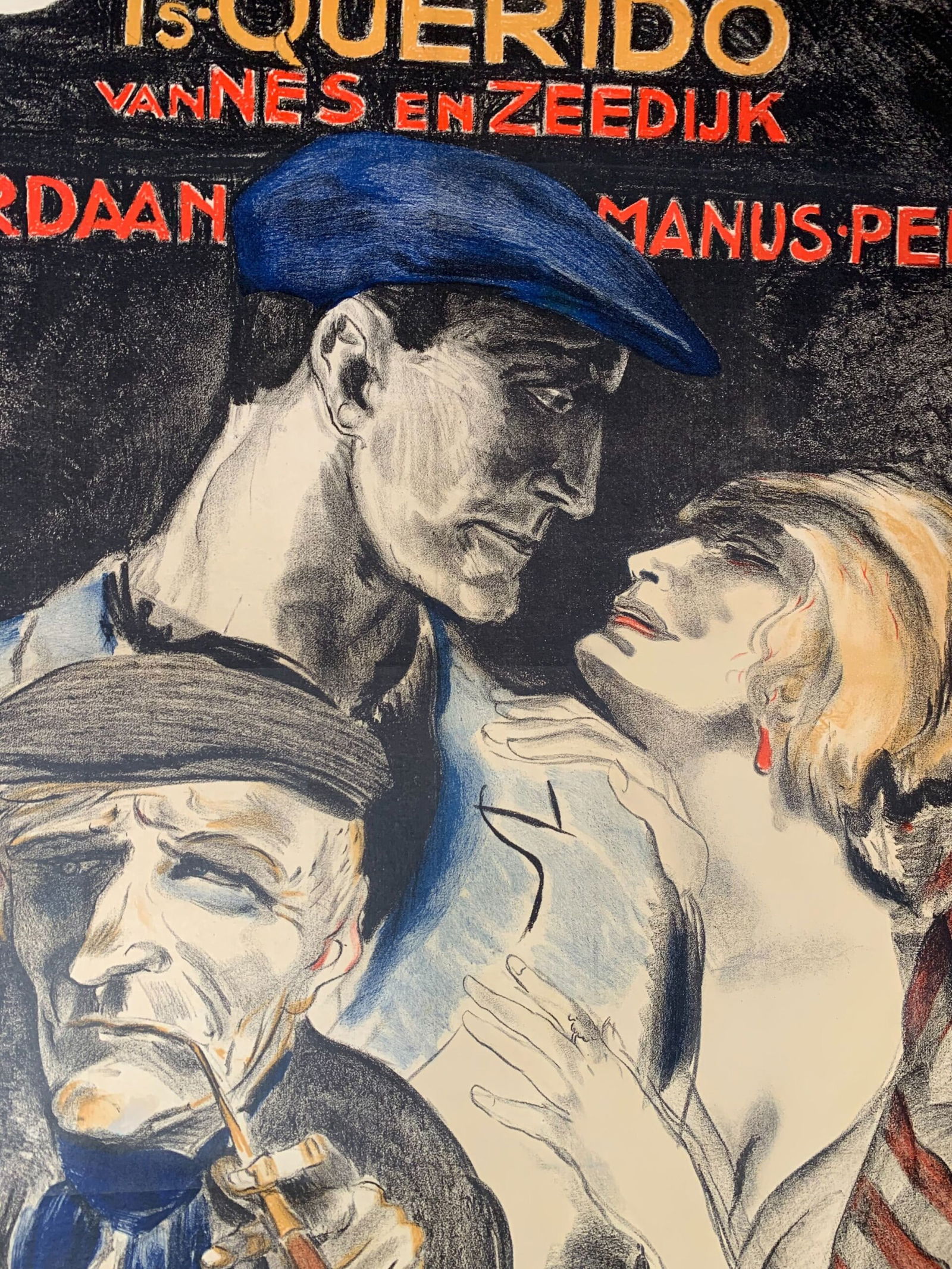 De Jordaan - Art by Jan Sluijters (1922) 37x47 Dutch Movie Poster LB - 4