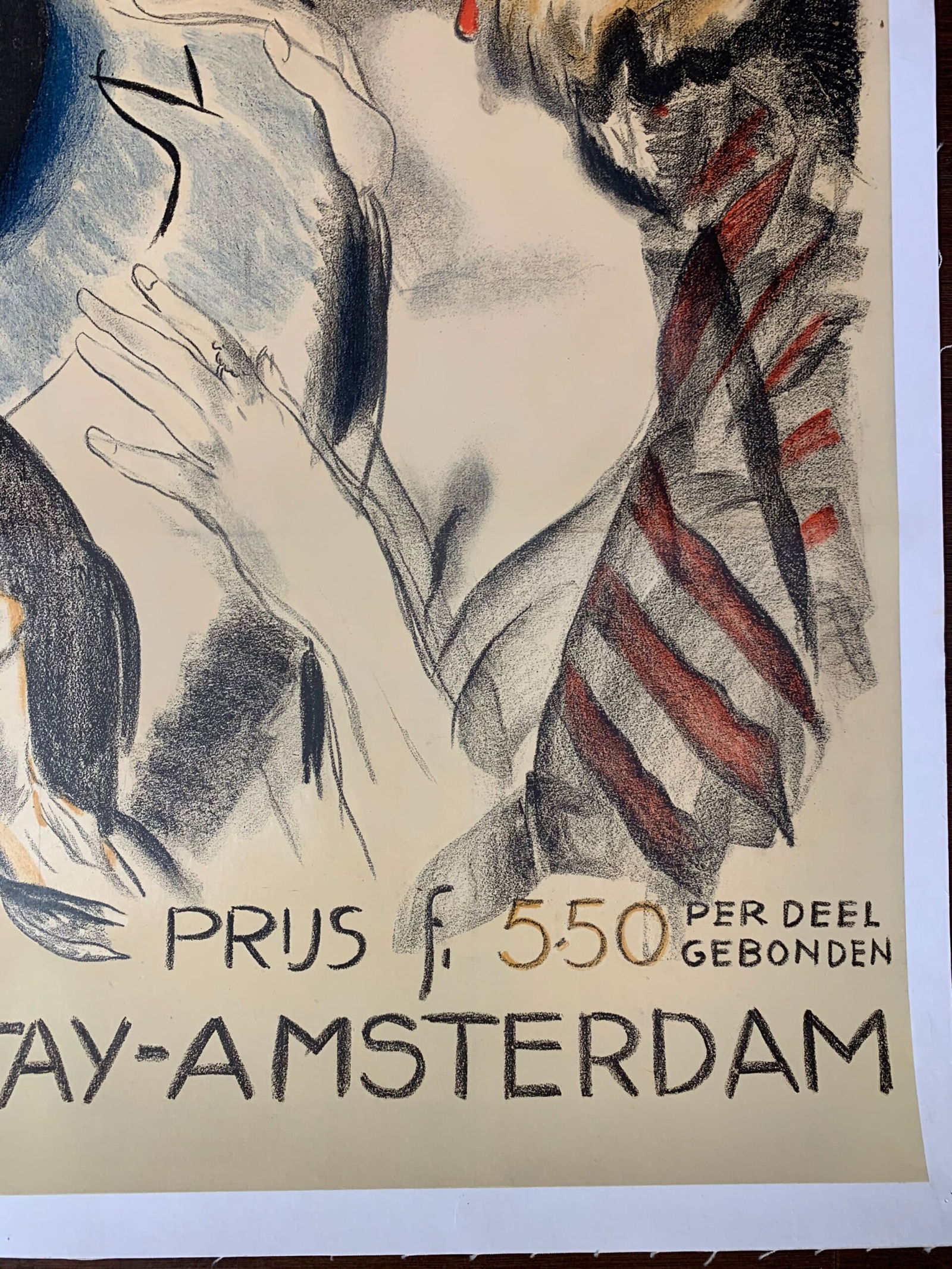 De Jordaan - Art by Jan Sluijters (1922) 37x47 Dutch Movie Poster LB - 6