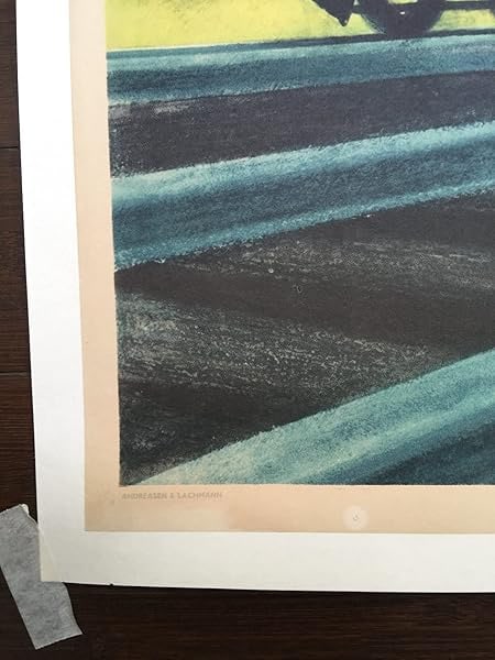 DSB Trains - Art By Aage Rasmussen (1937) 24.25x39.25 Danish Travel Poster LB - 4