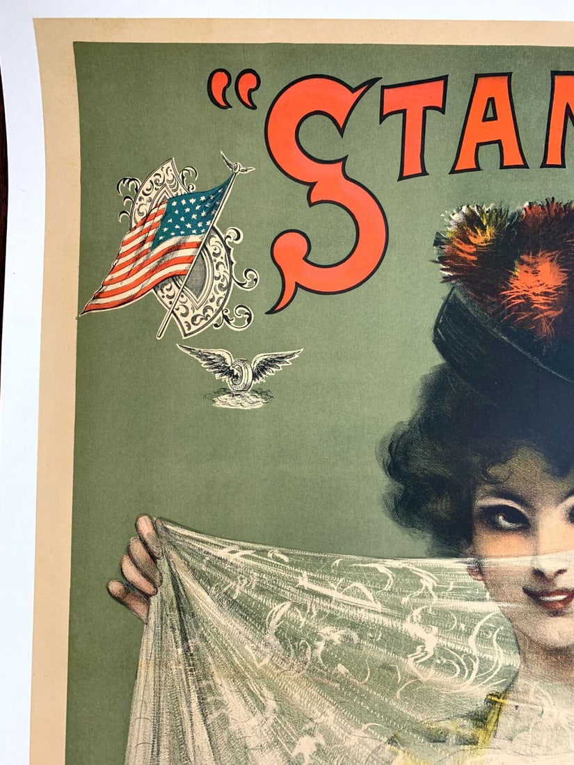 Standard Sewing Machine - Art By Pal (1900) 24.5x31 French Advertising Poster LB - 2