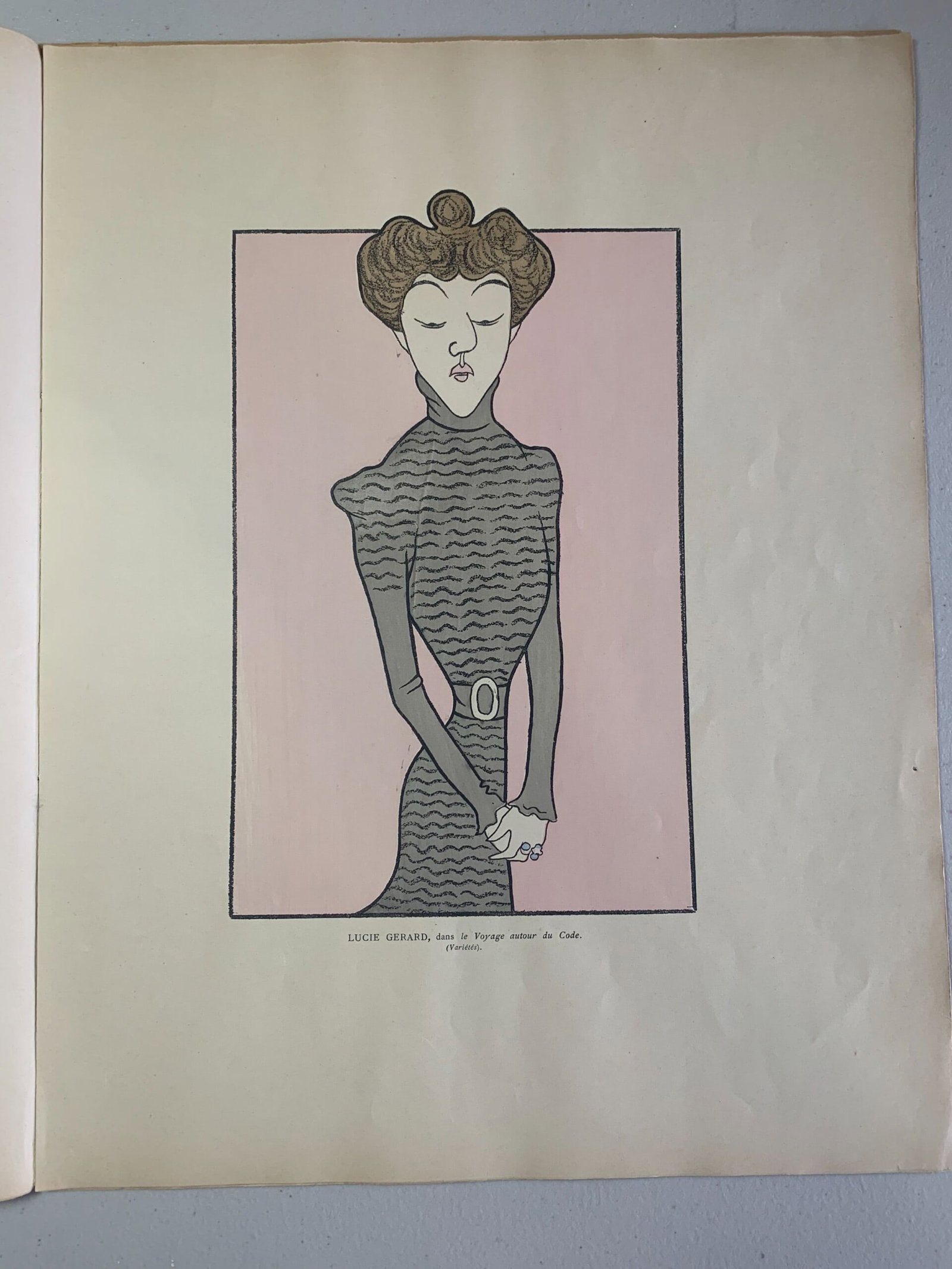 Nos Actrices Pas Cappiello (1899) 18x14 French Hardcover. First Edition. - 16