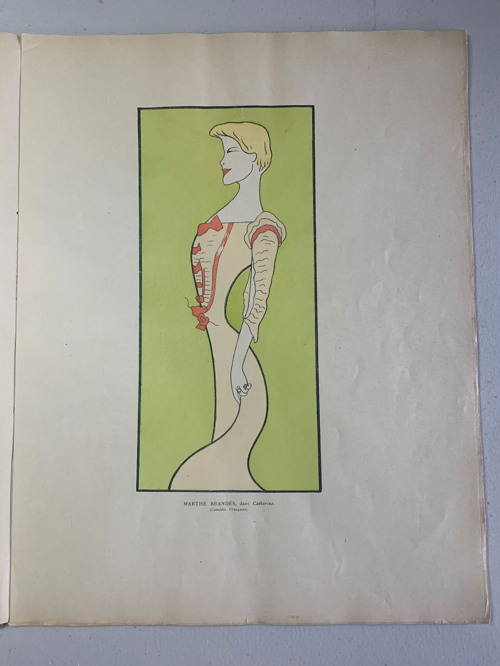 Nos Actrices Pas Cappiello (1899) 18x14 French Hardcover. First Edition. - 4