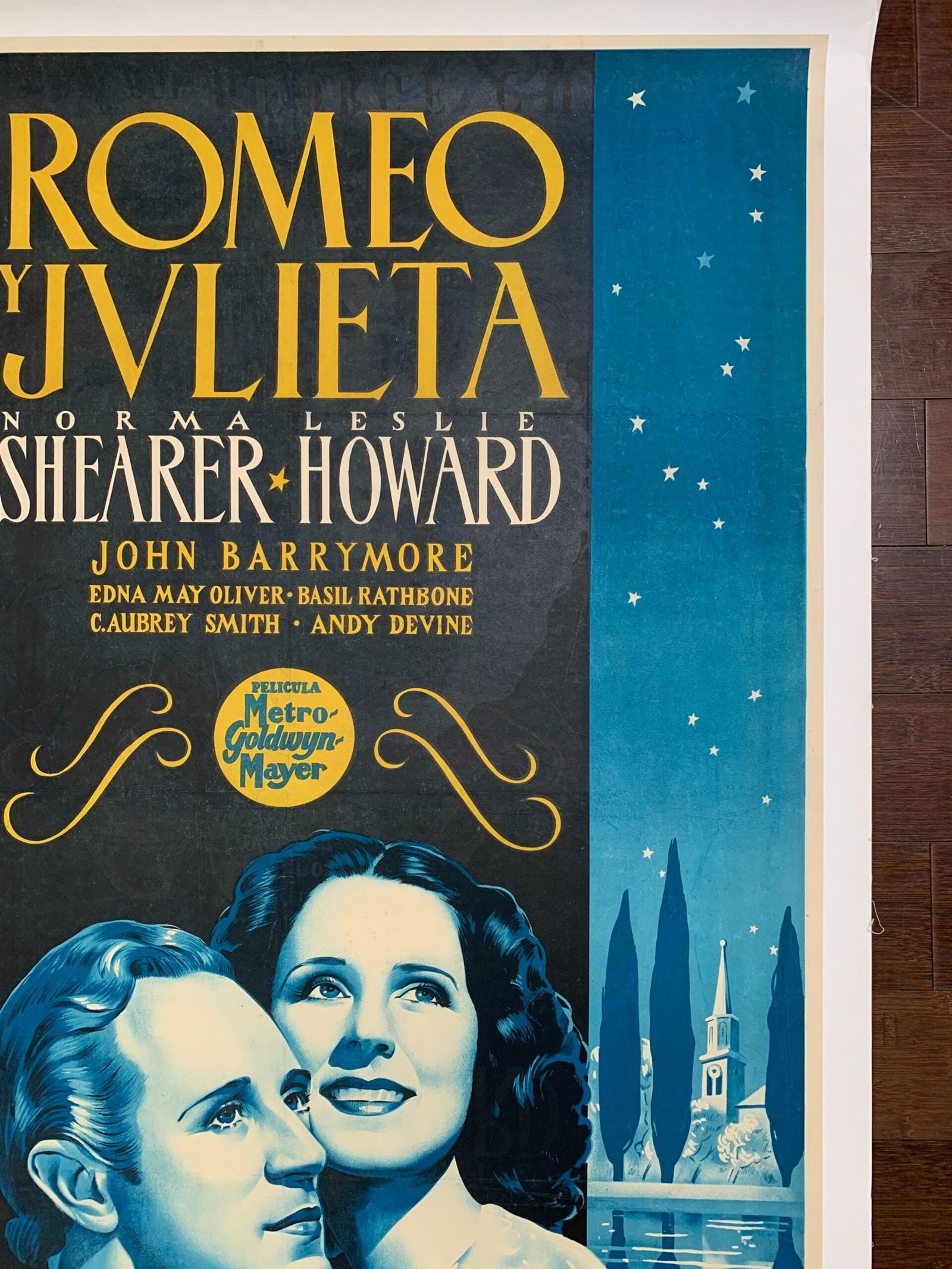 Romeo Y Julieta Aka Romeo And Juliet - Cukor, Howard, Shearer (1936) 27x40 Spanish One Sheet Movie - 4