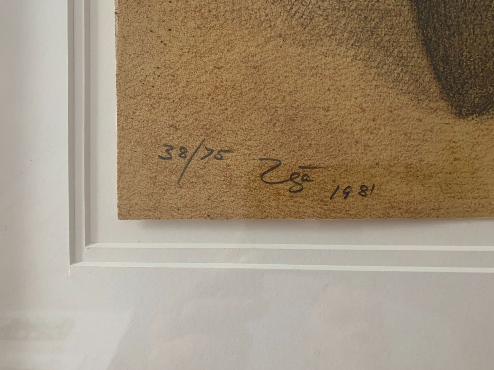 Chamulas Rojo - Art by Francisco Zuniga (1981) 22x30 #38/75 Original Signed Lithograph Framed - 4