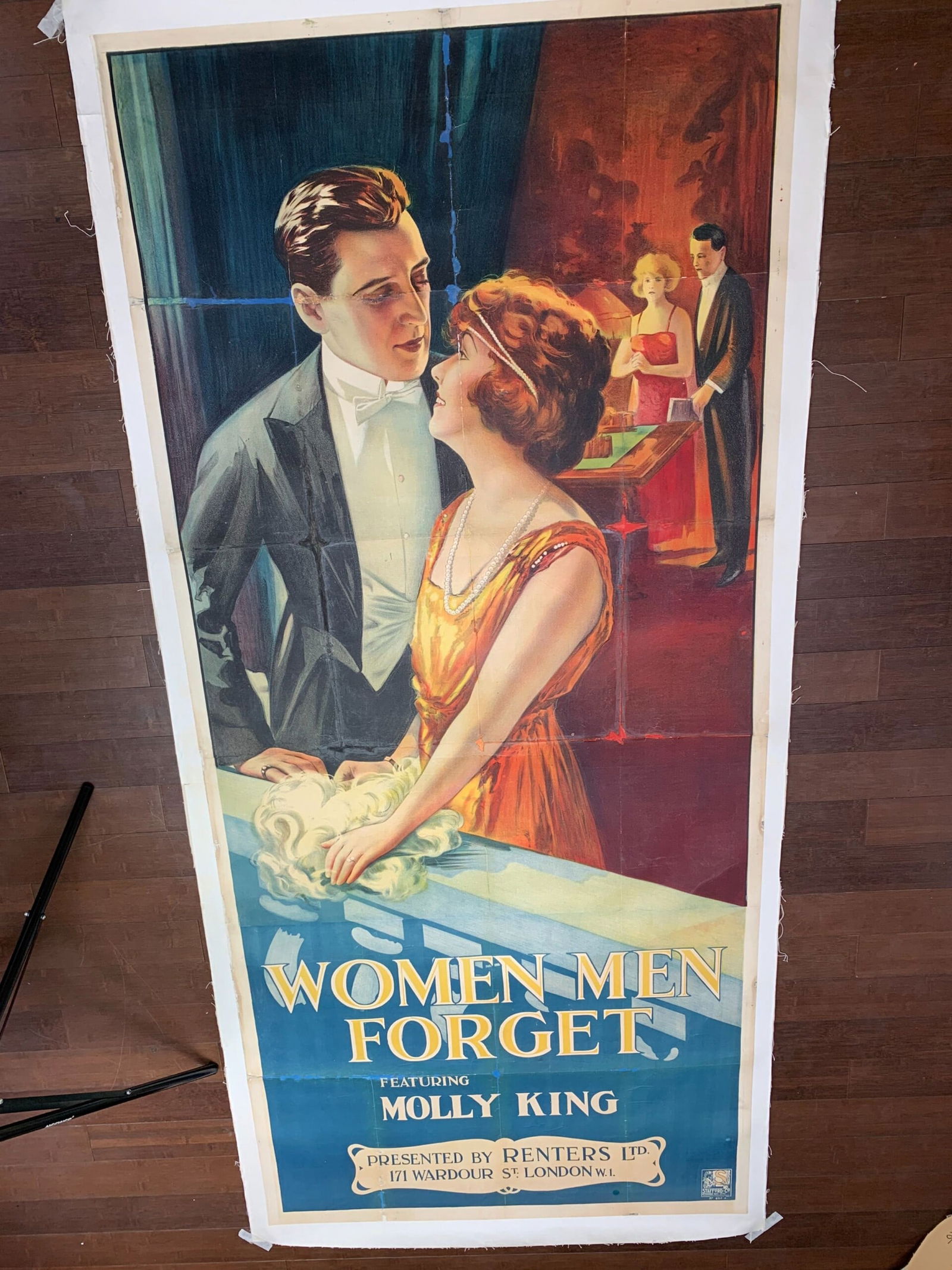 Women Men Forget (1920) UK Three Sheet Movie Lithograph Poster LB - 2