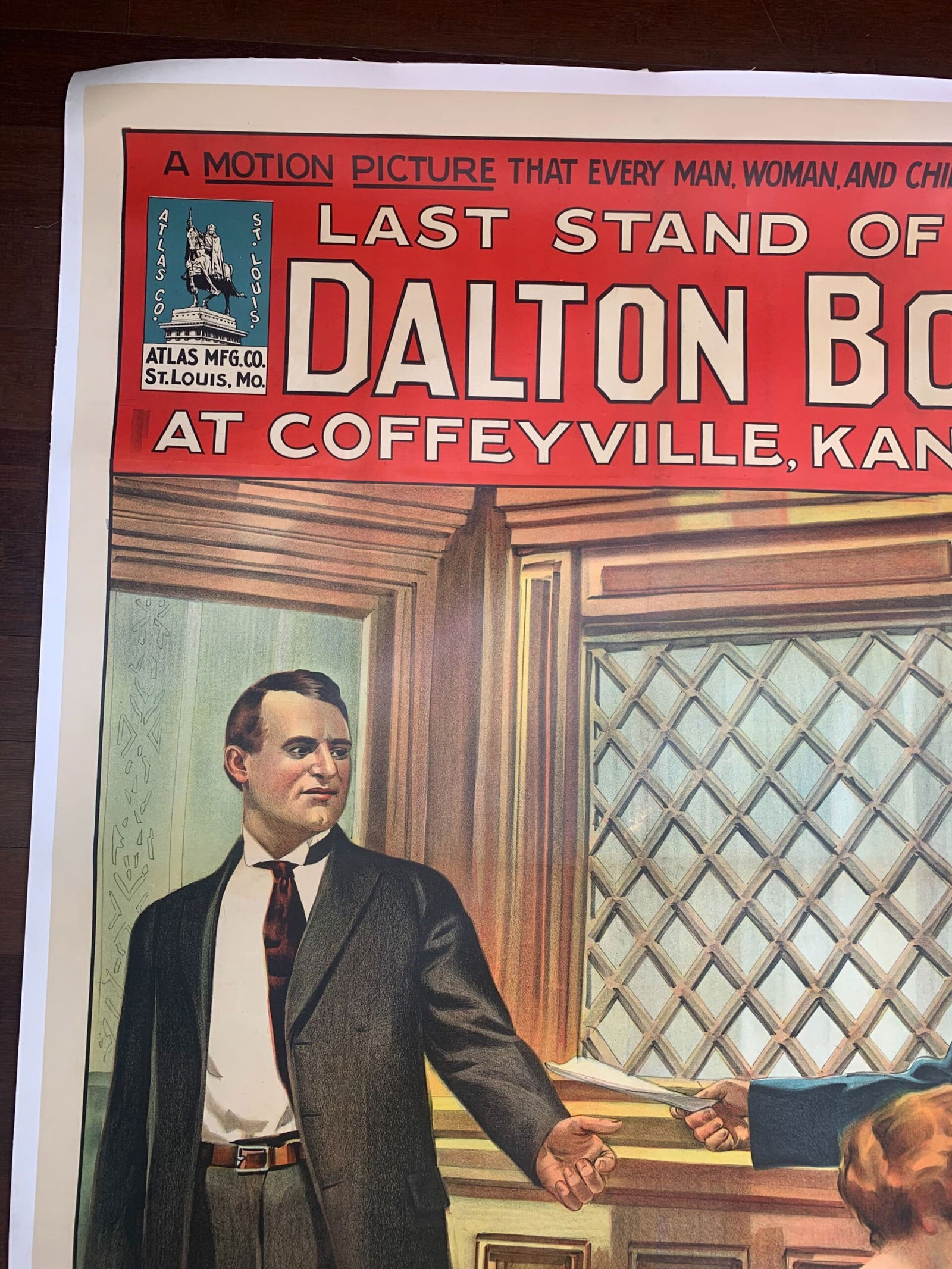 Last Stand of the Dalton Gang (1912) US Three Sheet Movie Poster LB - 3