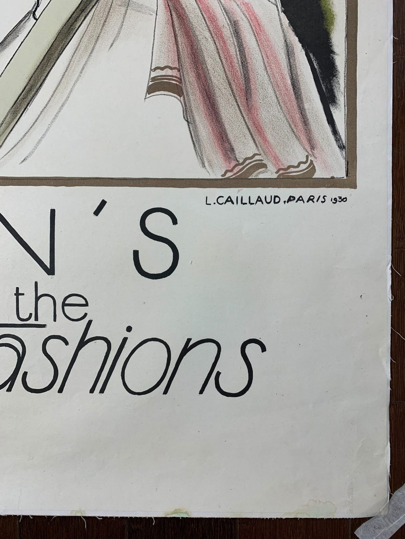 Eaton’s Presents The Spring Fashions - Art By Louis Caillaud (1930) 30.75x47 French - 2