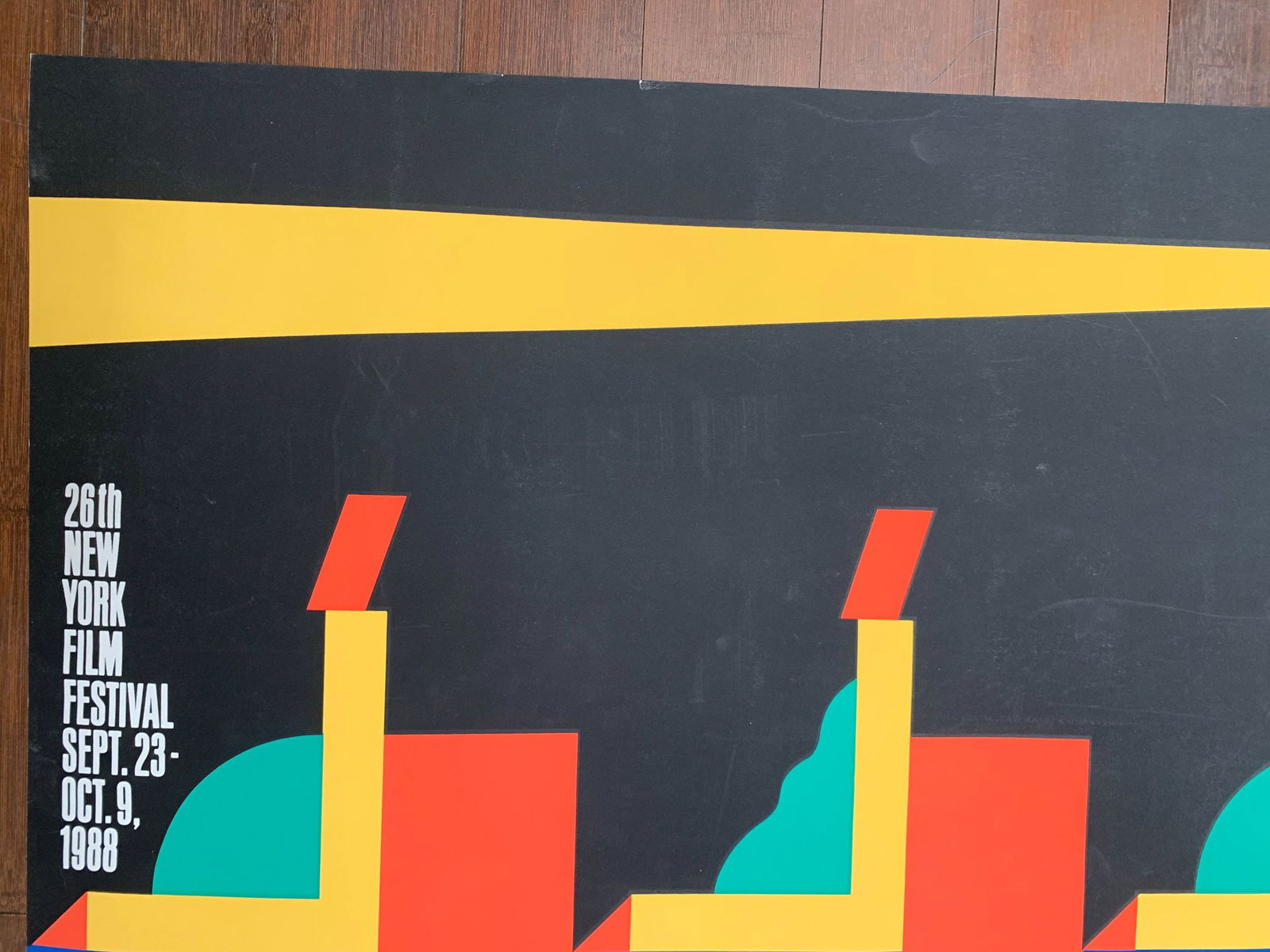 26th NY Film Festival - Art by Milton Glaser (1988) 30x44.5 US Advertising Poster - 4