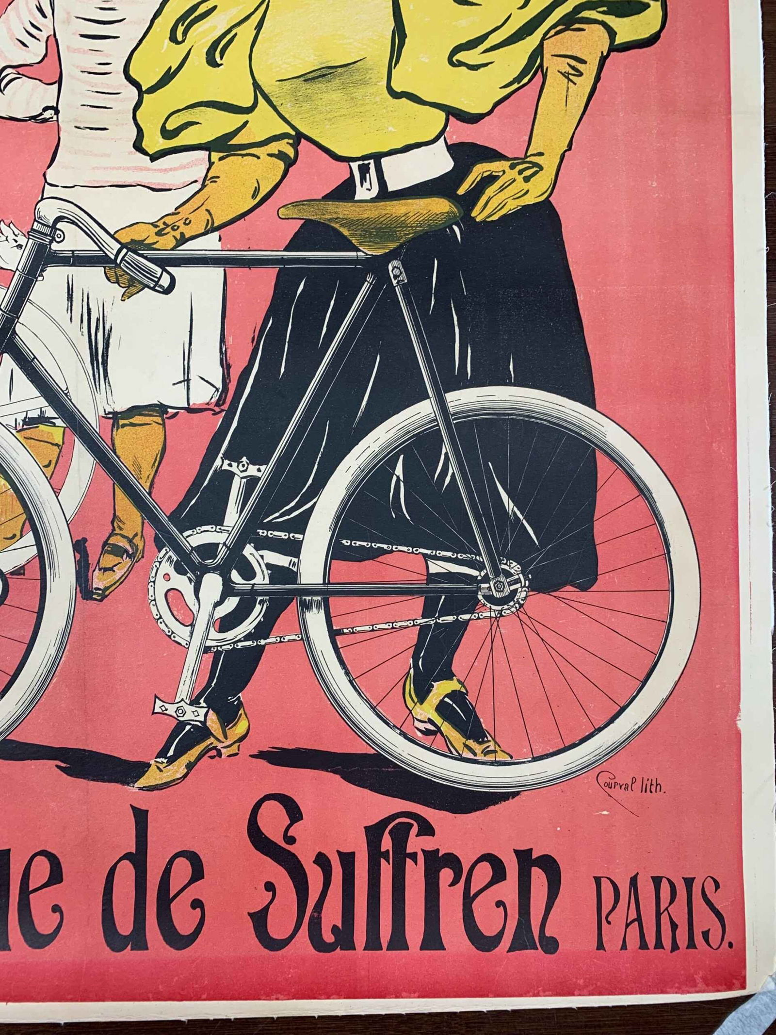 Cycles Renon - Art Trianon (1896) 34.5x43.5 French Advertising Poster LB - 4