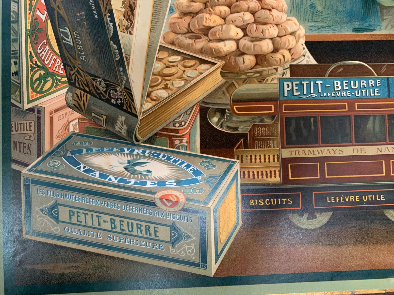 Lefevre-Utile - Art by Vincent Bocchino (1911) 20x26 French Advertising Poster on Board - 2