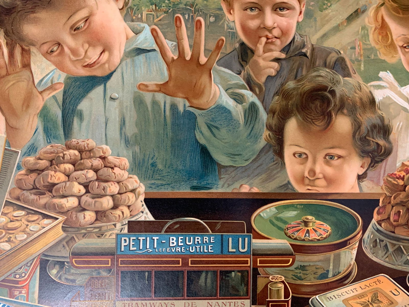 Lefevre-Utile - Art by Vincent Bocchino (1911) 20x26 French Advertising Poster on Board - 6