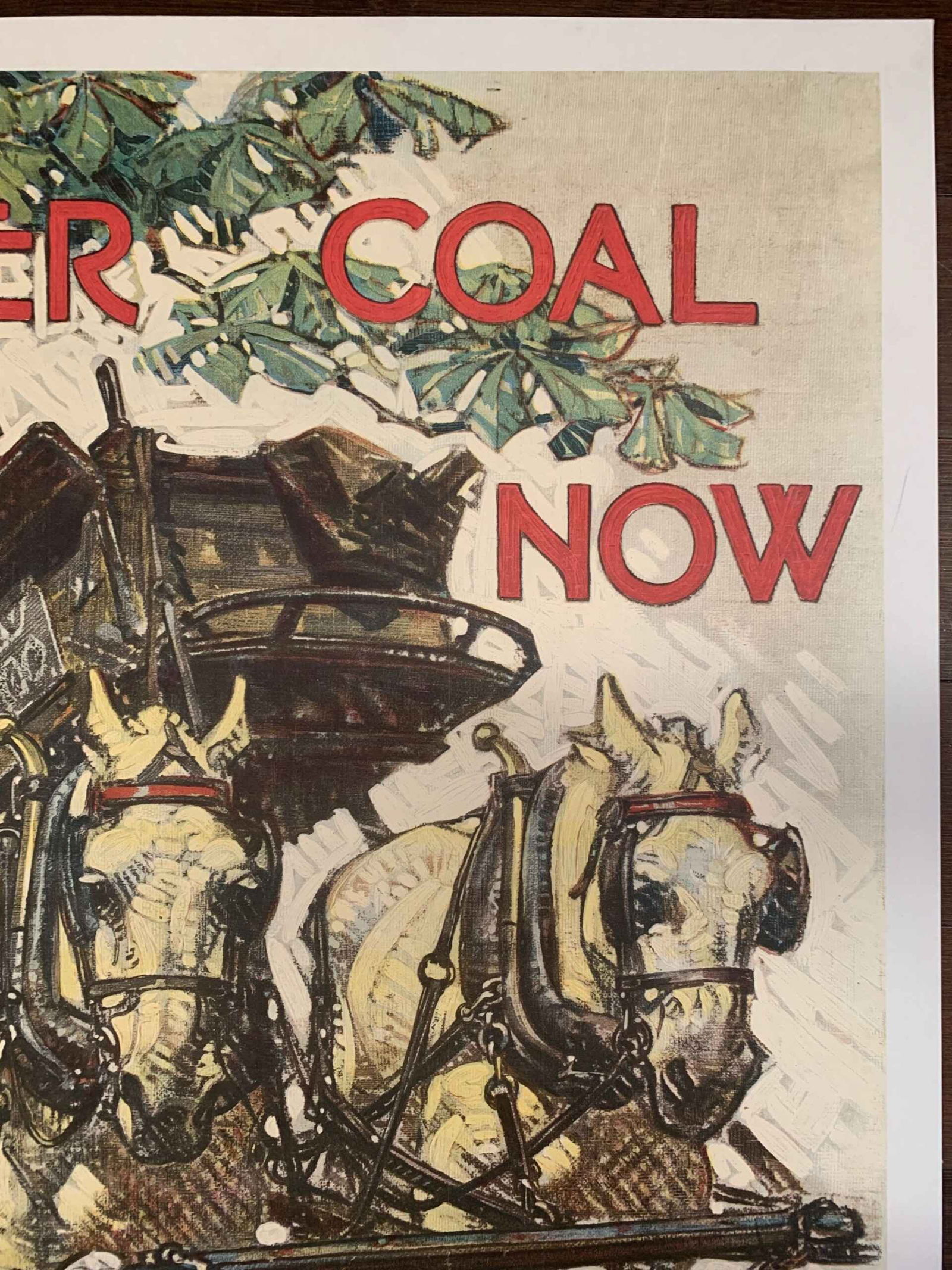 Order Coal Now - Art by Leyendecker (1914) 20x29.25 US WWI Poster LB - 3