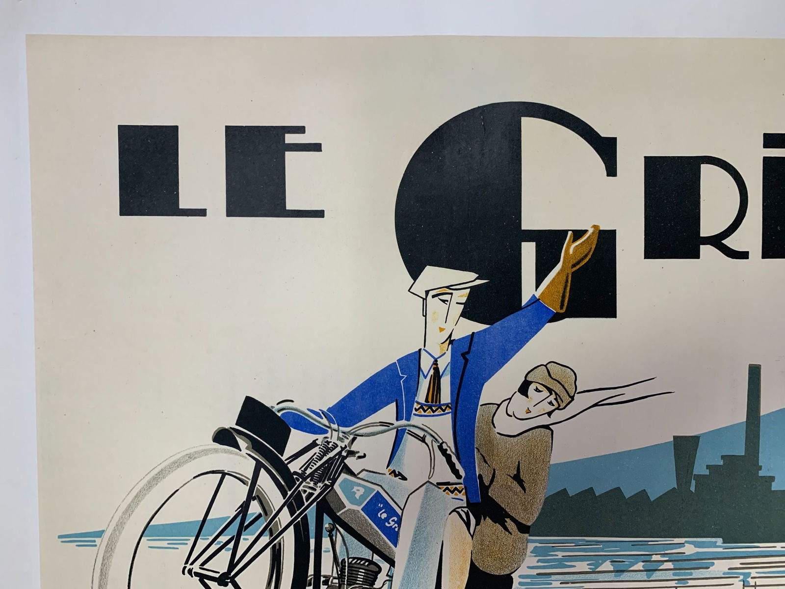 Le Grimpeur Presente - Art by Raymond Grid (1926) 23x31 French Advertising Poster LB - 2