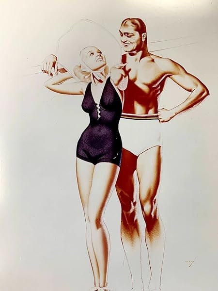 Jantzen Clothing Illustration - Art George Petty (1938) 18x24 US Ad Agency Photographic Print - Foam - 3