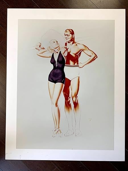Jantzen Clothing Illustration - Art George Petty (1938) 18x24 US Ad Agency Photographic Print - Foam - 5
