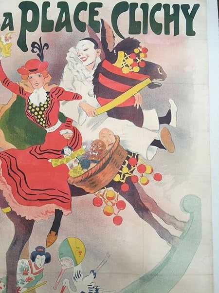 A La Place Clichy - Art By George Munier (c.1900) 34x47 French Lithograph Travel Advertising Poster - 7
