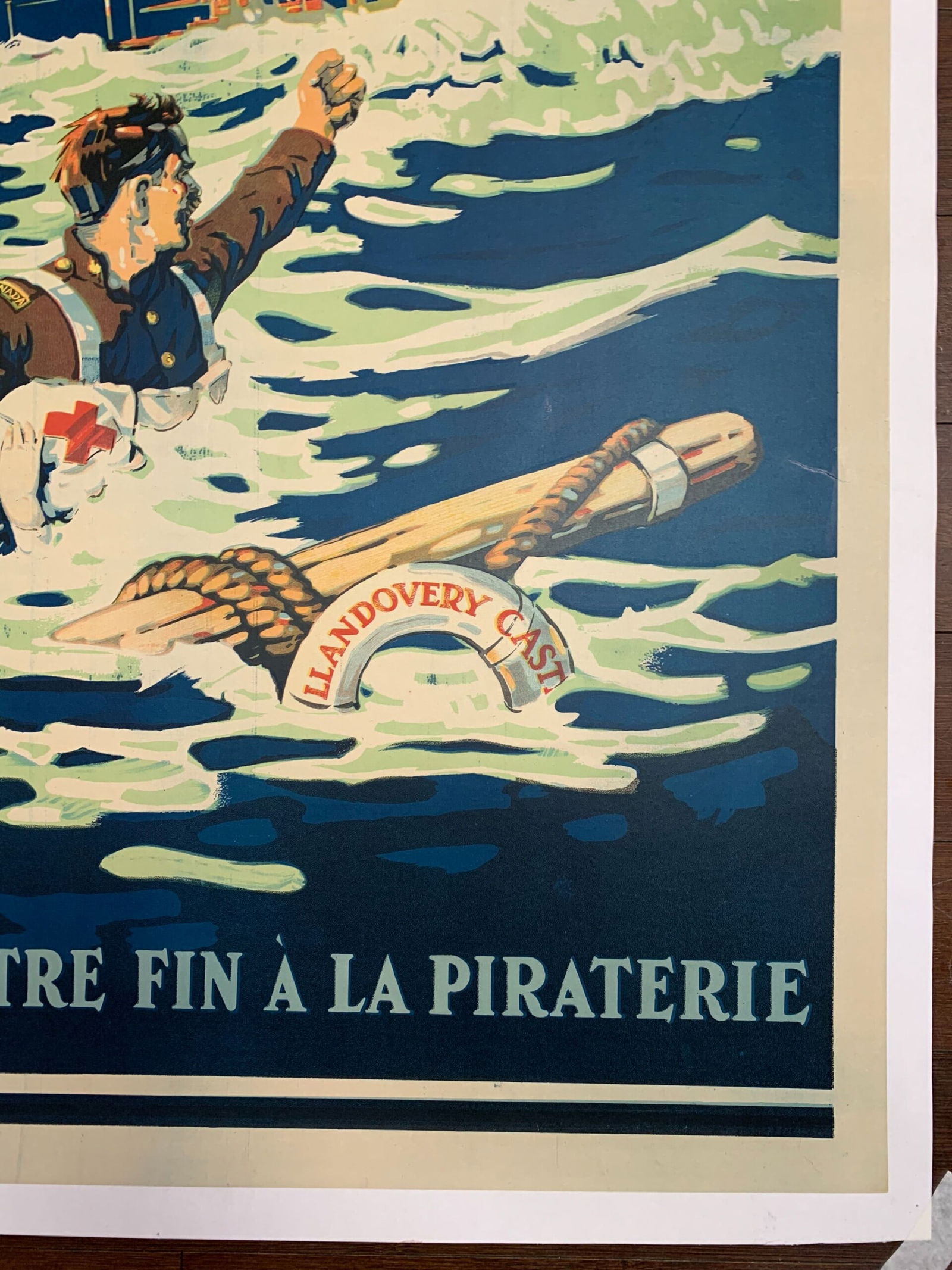 Emprunt de la Victoire (1918) 24x36.5 Rare Canadian War Poster LB - 4