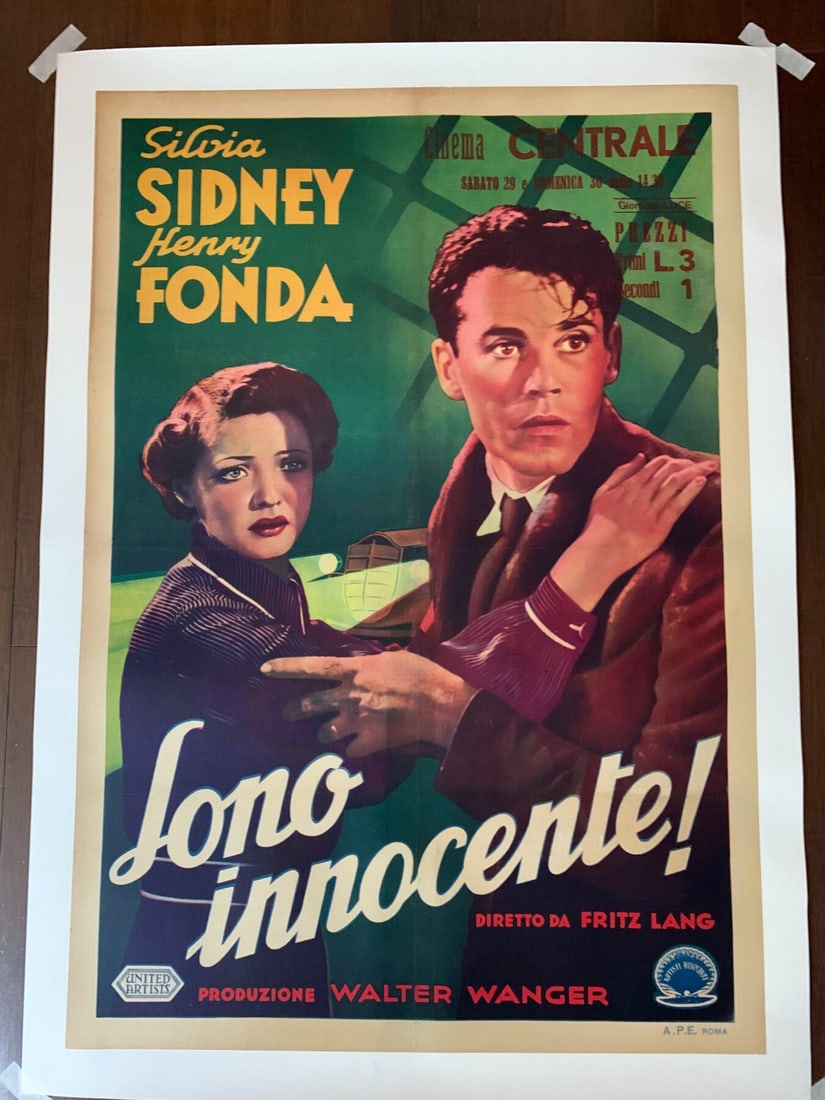 You Only Live Once - Boonie & Clyde Inspiration (1937) 27.5x39.375 Italian Movie Poster LB - 5