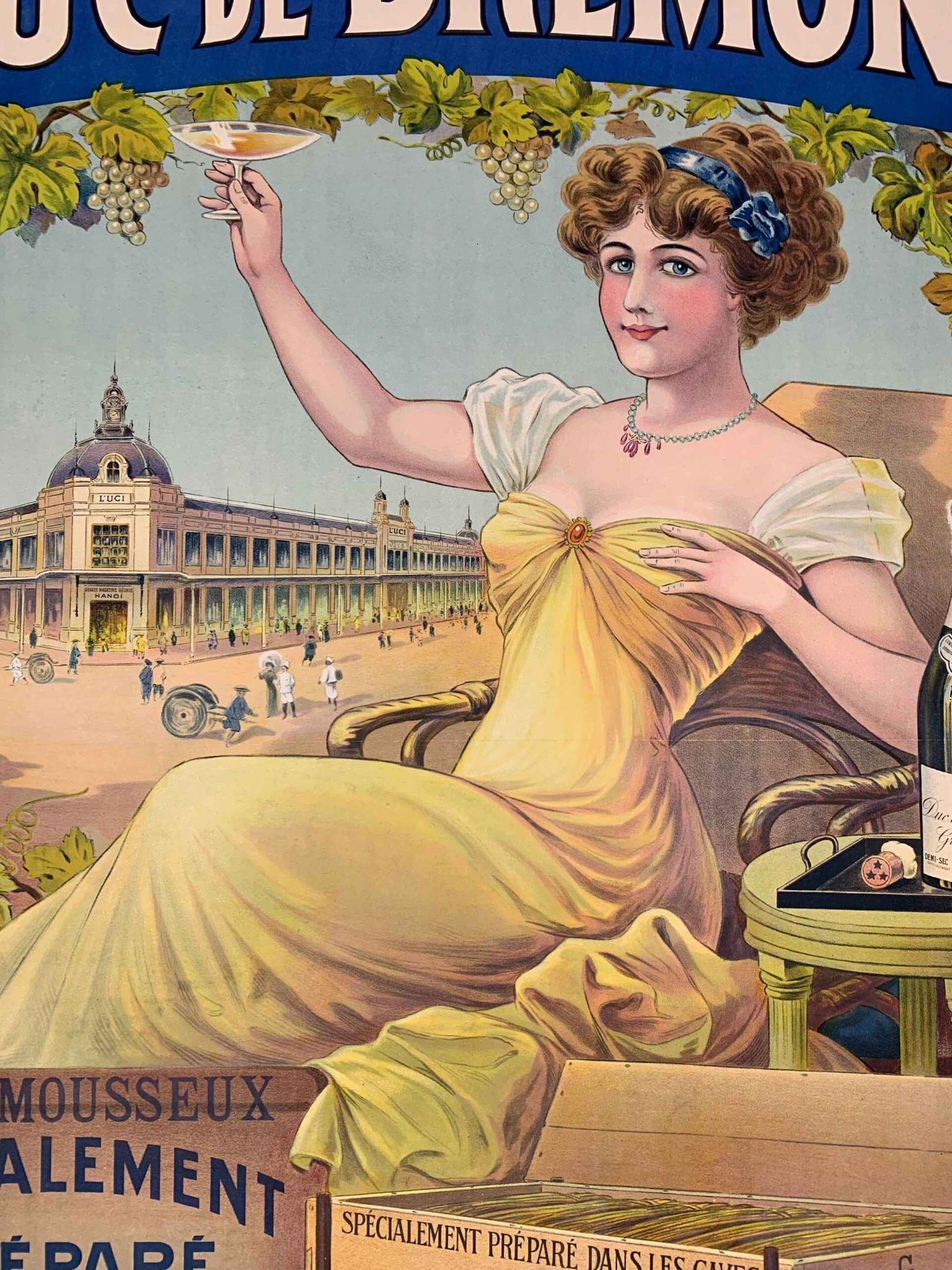 Duc de Bremont - Art PAI (1900) 38x58 French Advertising Poster LB - 6