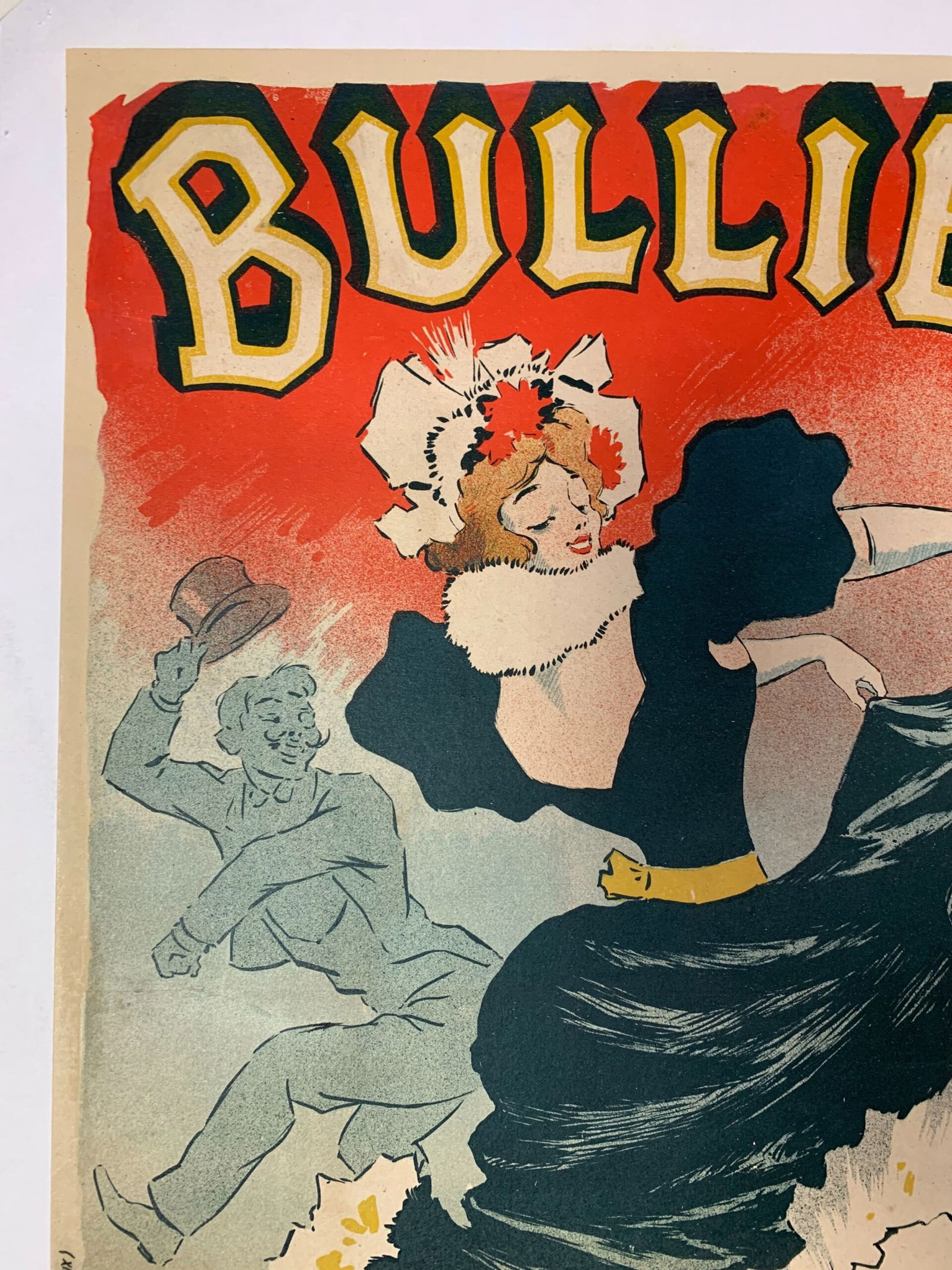 Bullier - Art by Georges Meunier (1895) 15.5x22.75 French Advertising Poster LB - 2