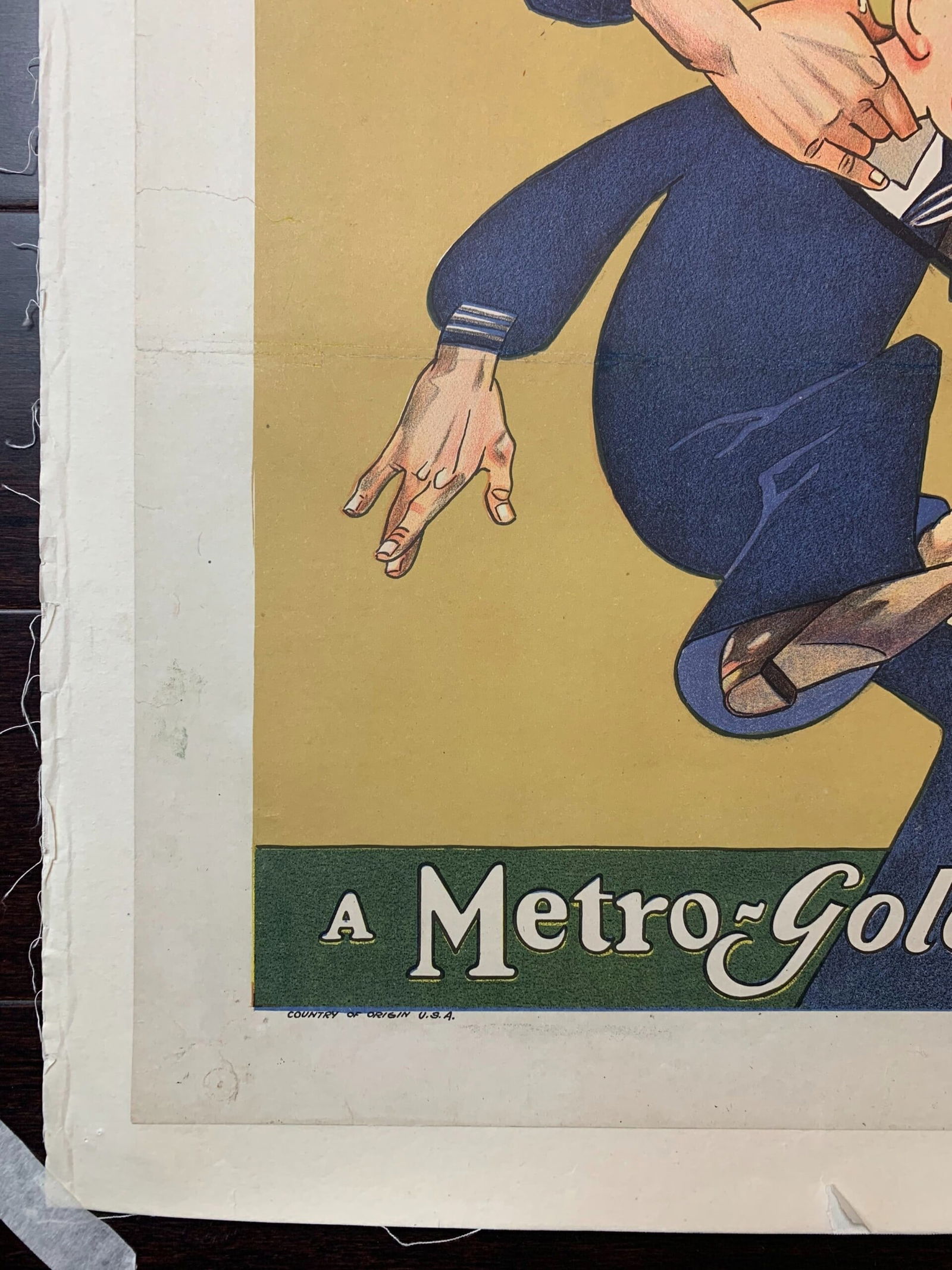 All At Sea - Karl Dane (1929) US One Sheet Silent Movie Poster LB - 2