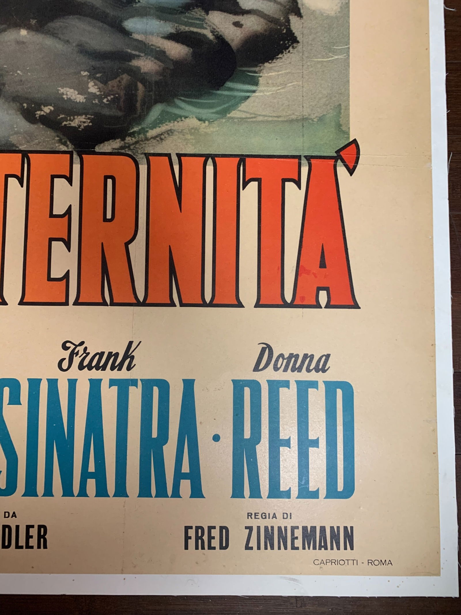 From Here to Eternity - Art by Simeoni (1953) 55x79 Italian Movie Poster LB - 2