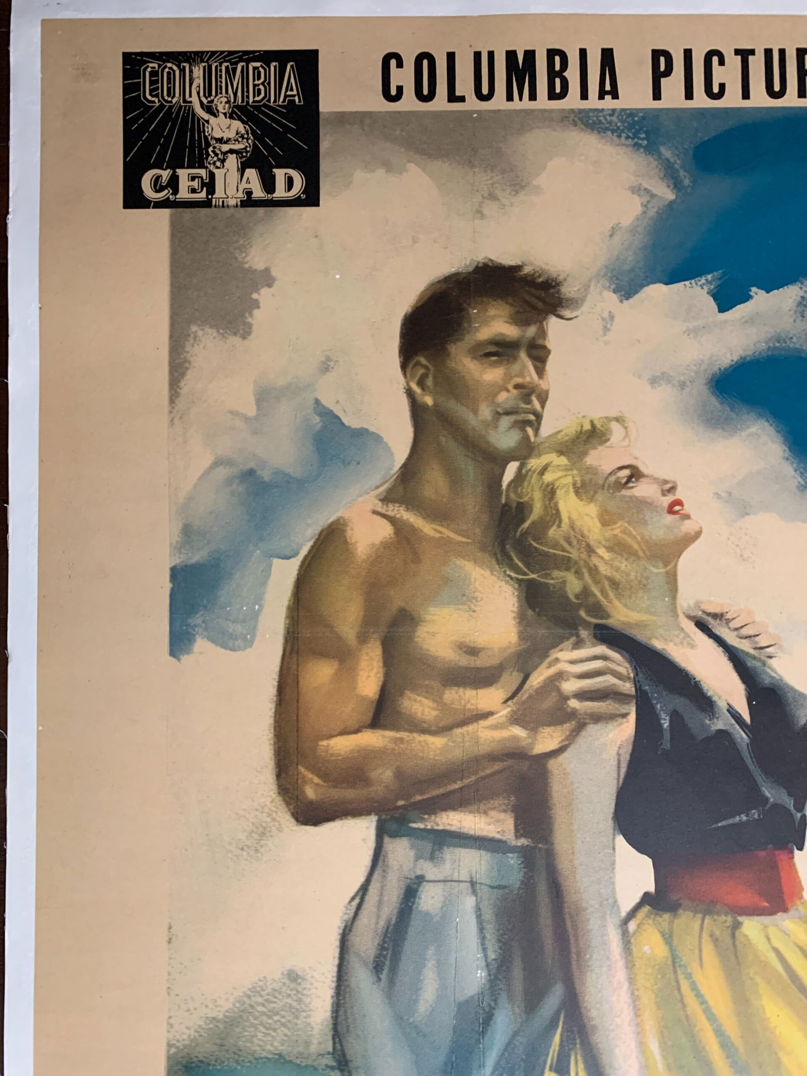 From Here to Eternity - Art by Simeoni (1953) 55x79 Italian Movie Poster LB - 5