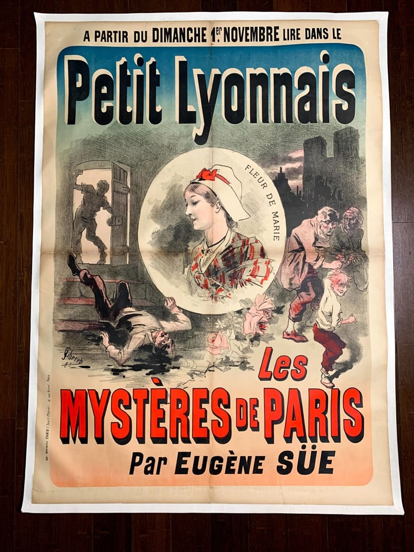 Petite Lyonnais - Art By Cheret (1885) 34.6x48.8 French Theater Poster LB - 2