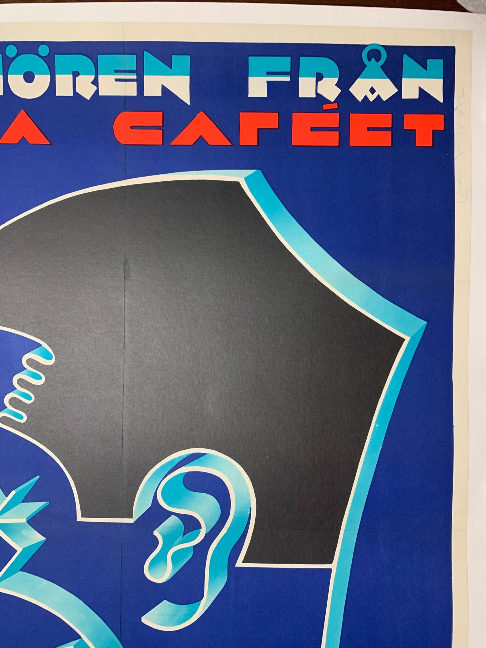 The Playboy of Paris - Maurice Chevalier - Art by Gosta Aberg (1931) 27.5x39.5 Swedish Movie Poster - 4